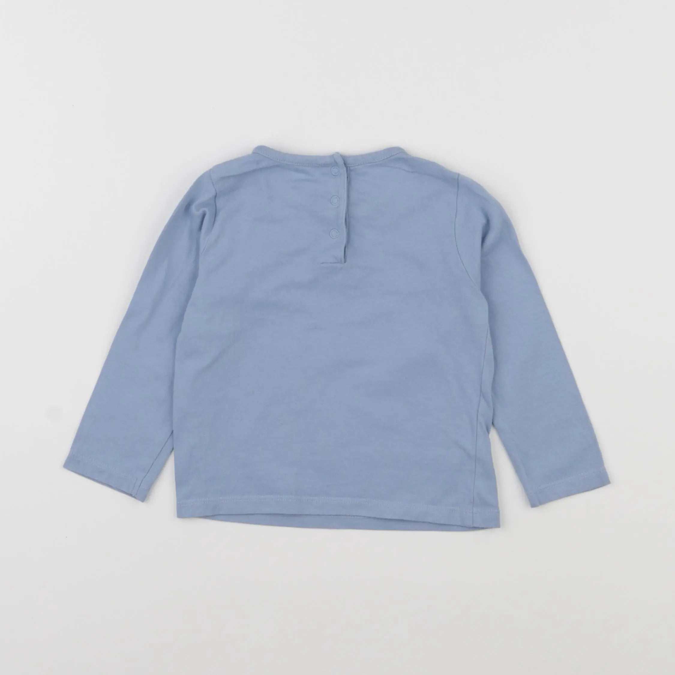 Vertbaudet - tee-shirt bleu - 18 mois
