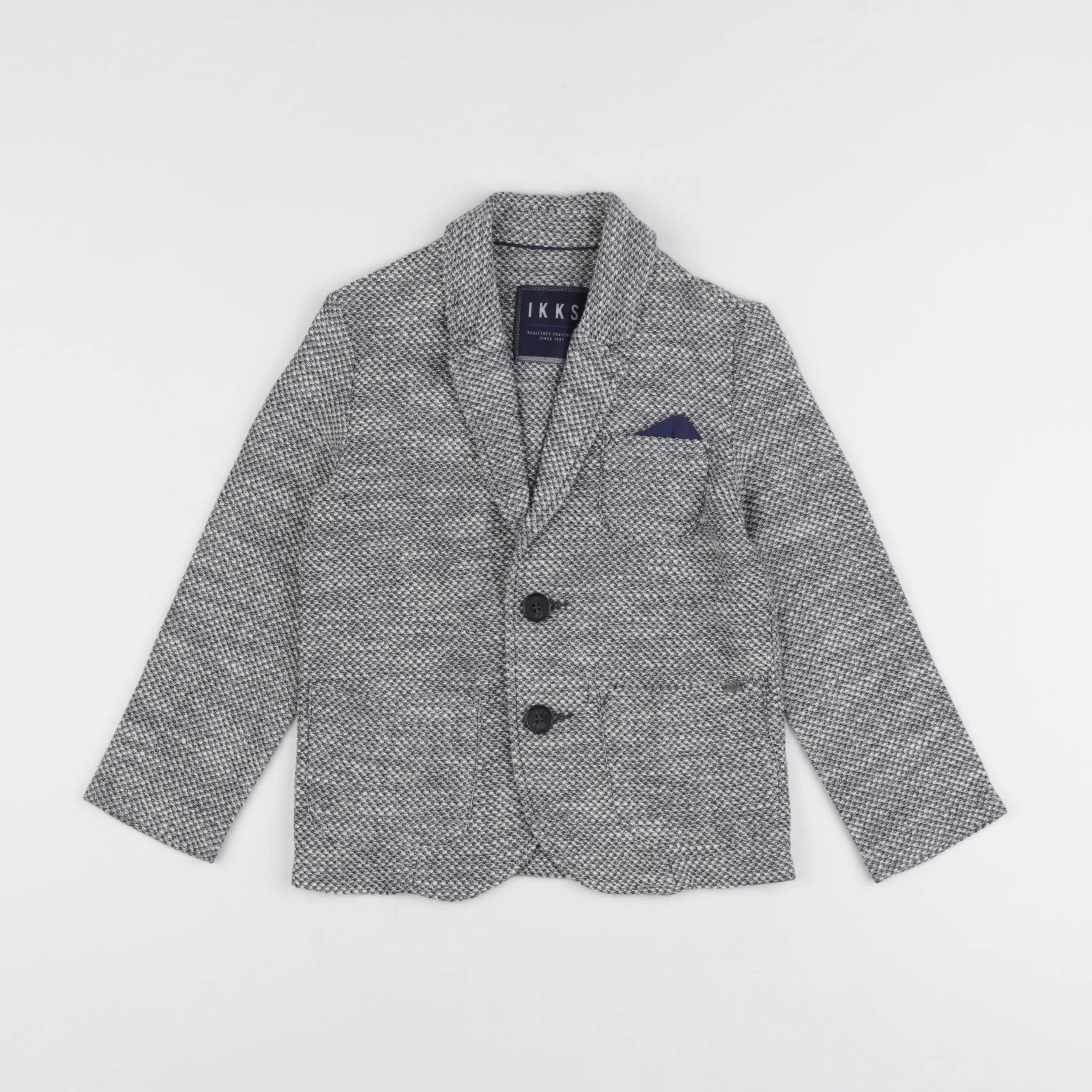 IKKS - veste blanc, bleu - 6 ans