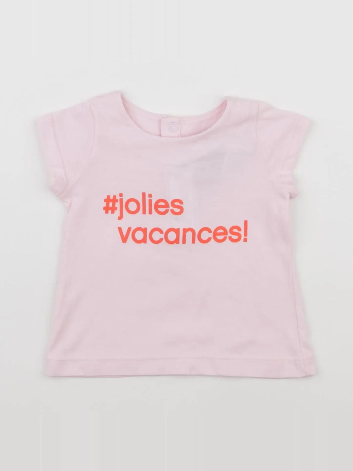 Jacadi - tee-shirt rose - 6 mois