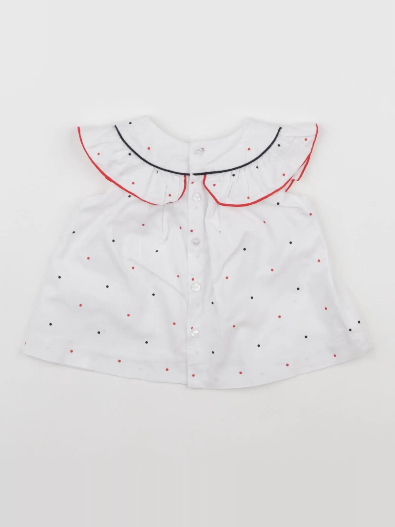 Jacadi - blouse blanc - 6 mois