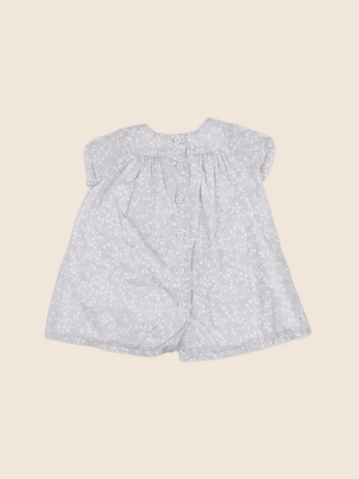 Petit Bateau - robe gris - 3 mois