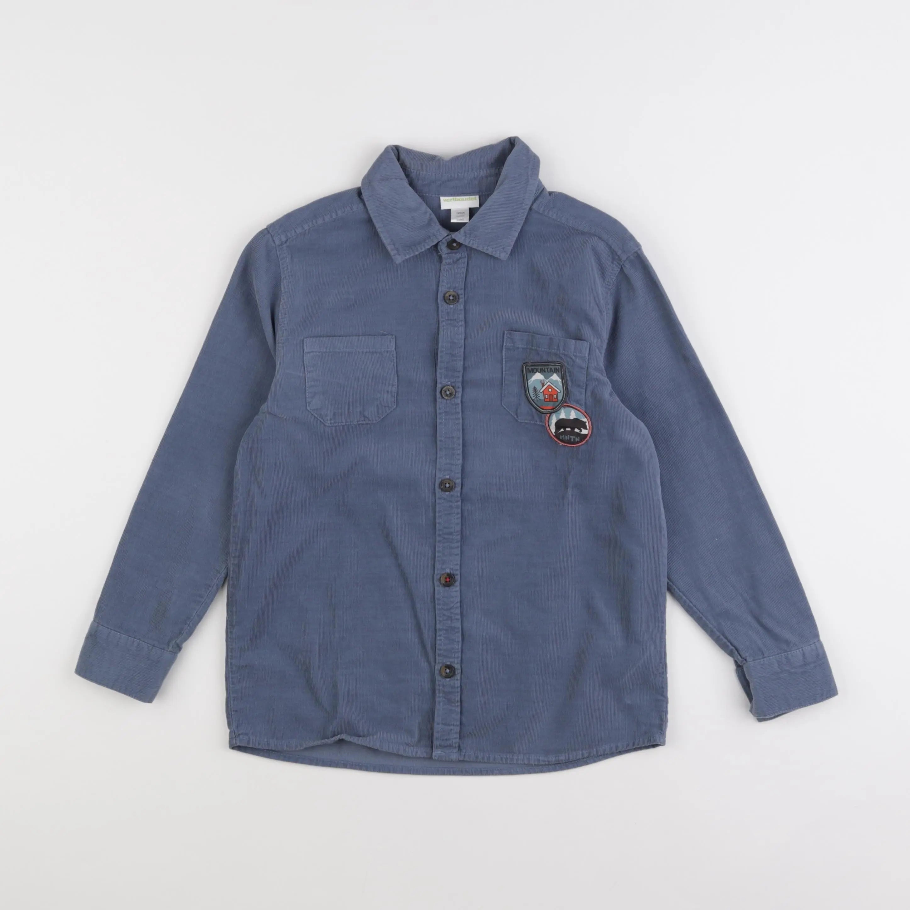 Vertbaudet - chemise bleu - 8 ans