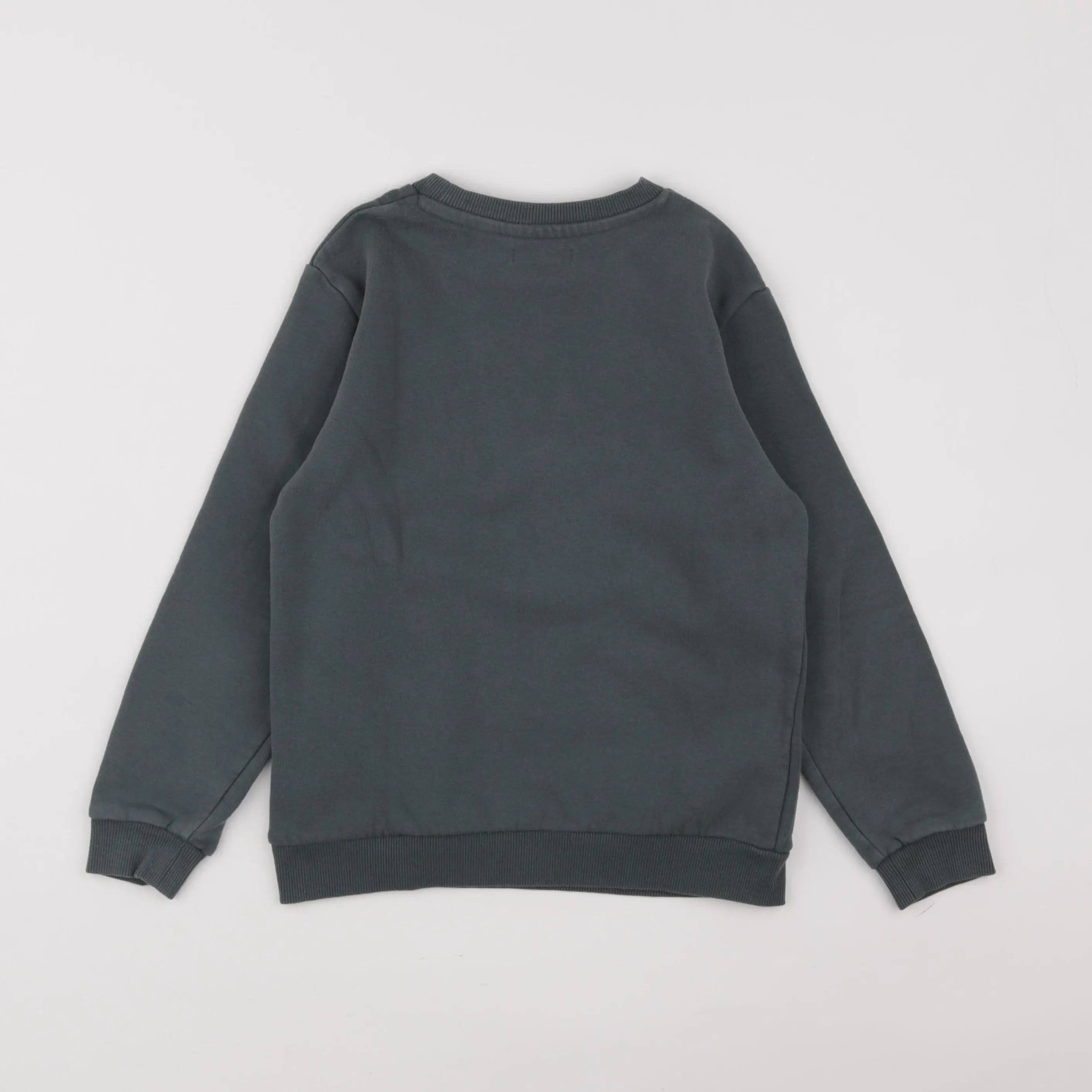 Vertbaudet - sweat vert - 8 ans