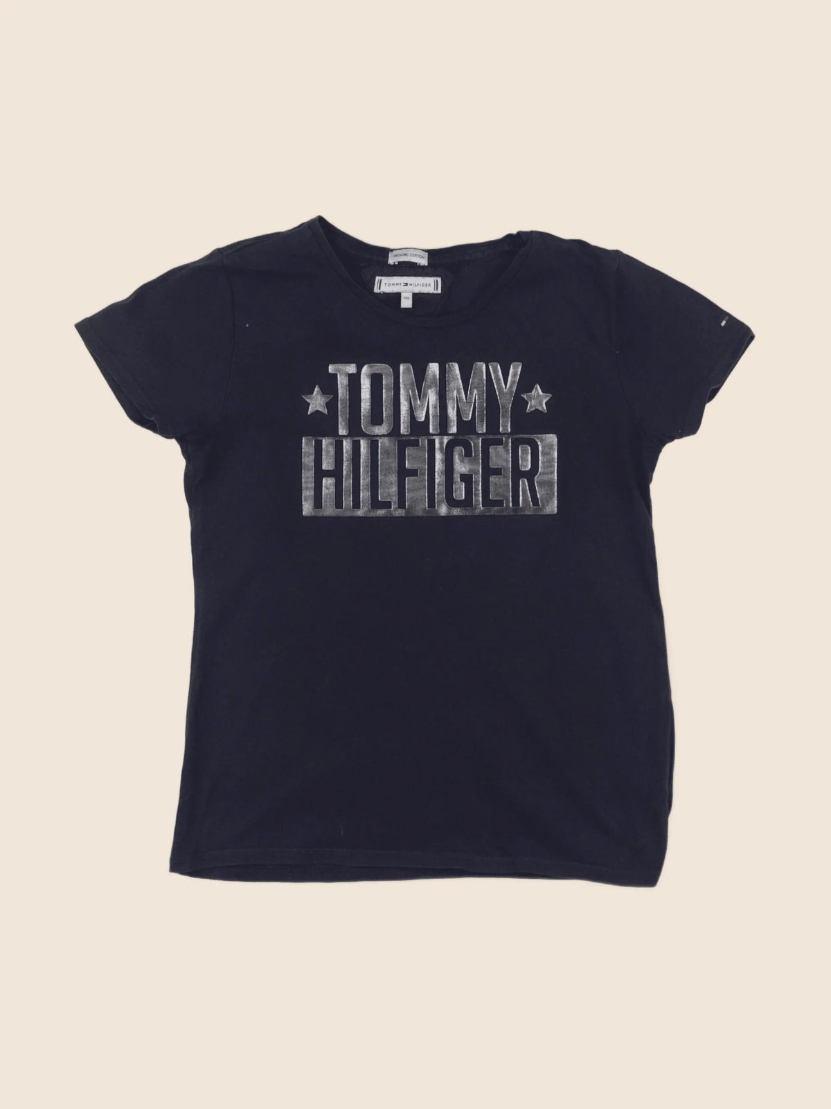 Tommy Hilfiger - tee-shirt argent, bleu - 10 ans
