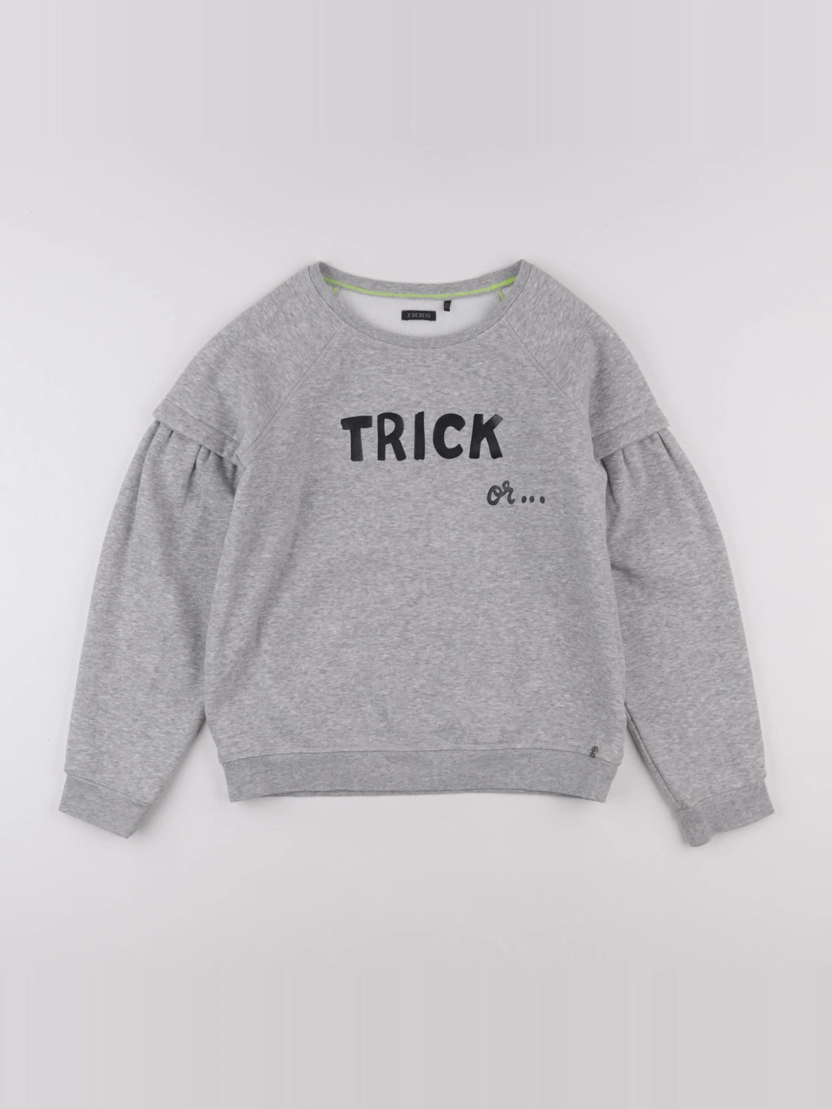 IKKS - sweat imprimé au dos gris - 12 ans