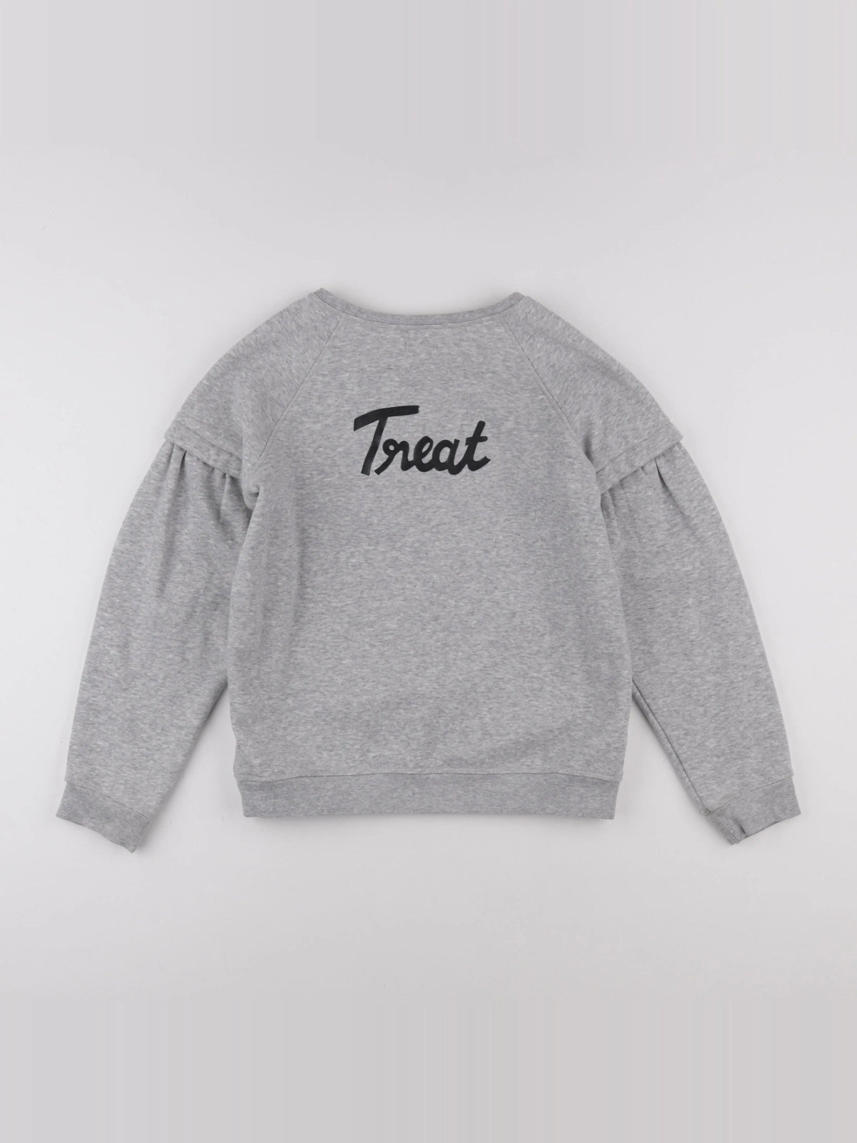 IKKS - sweat imprimé au dos gris - 12 ans