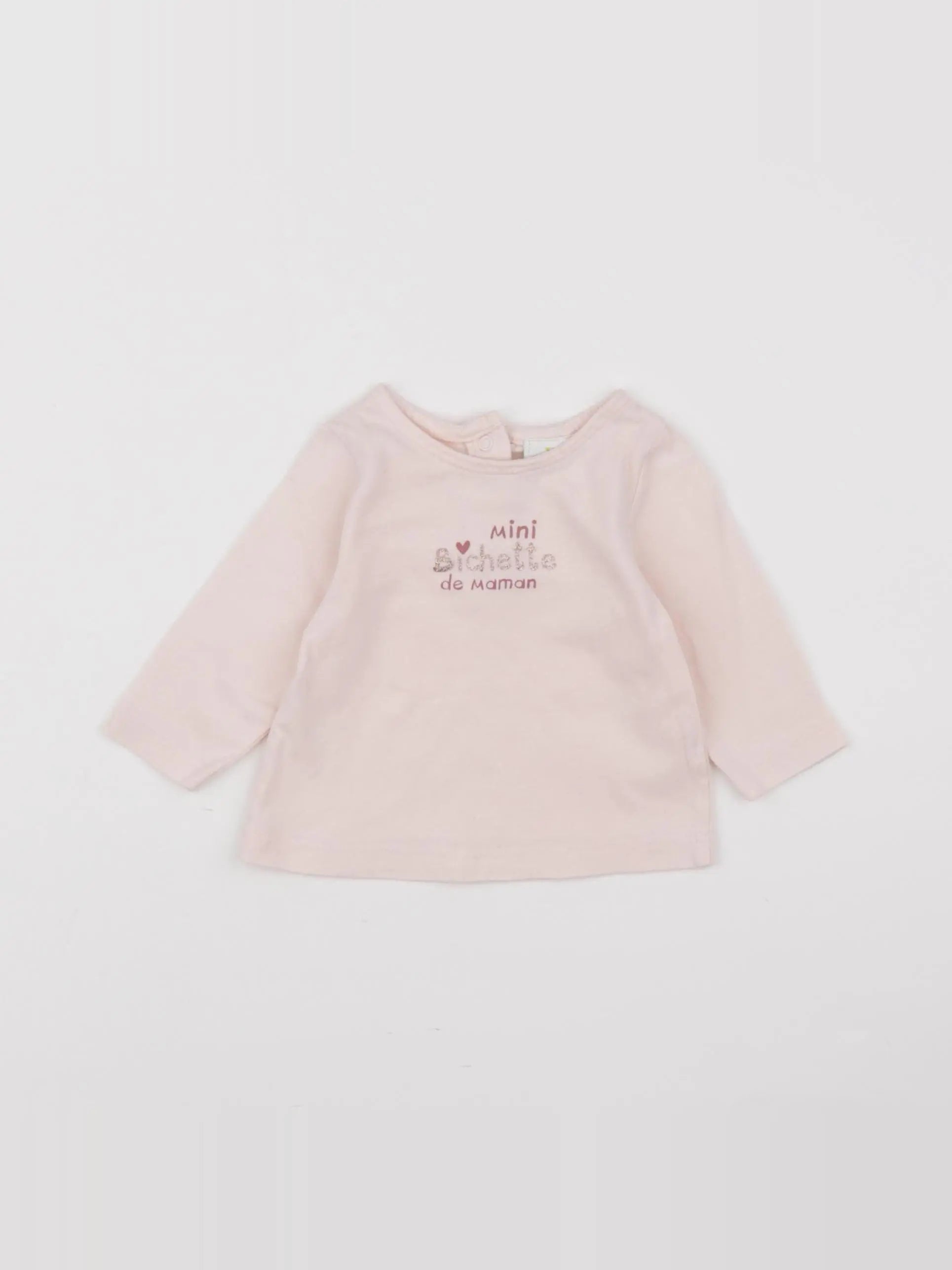 Tape à l'oeil - tee-shirt rose - 3 mois