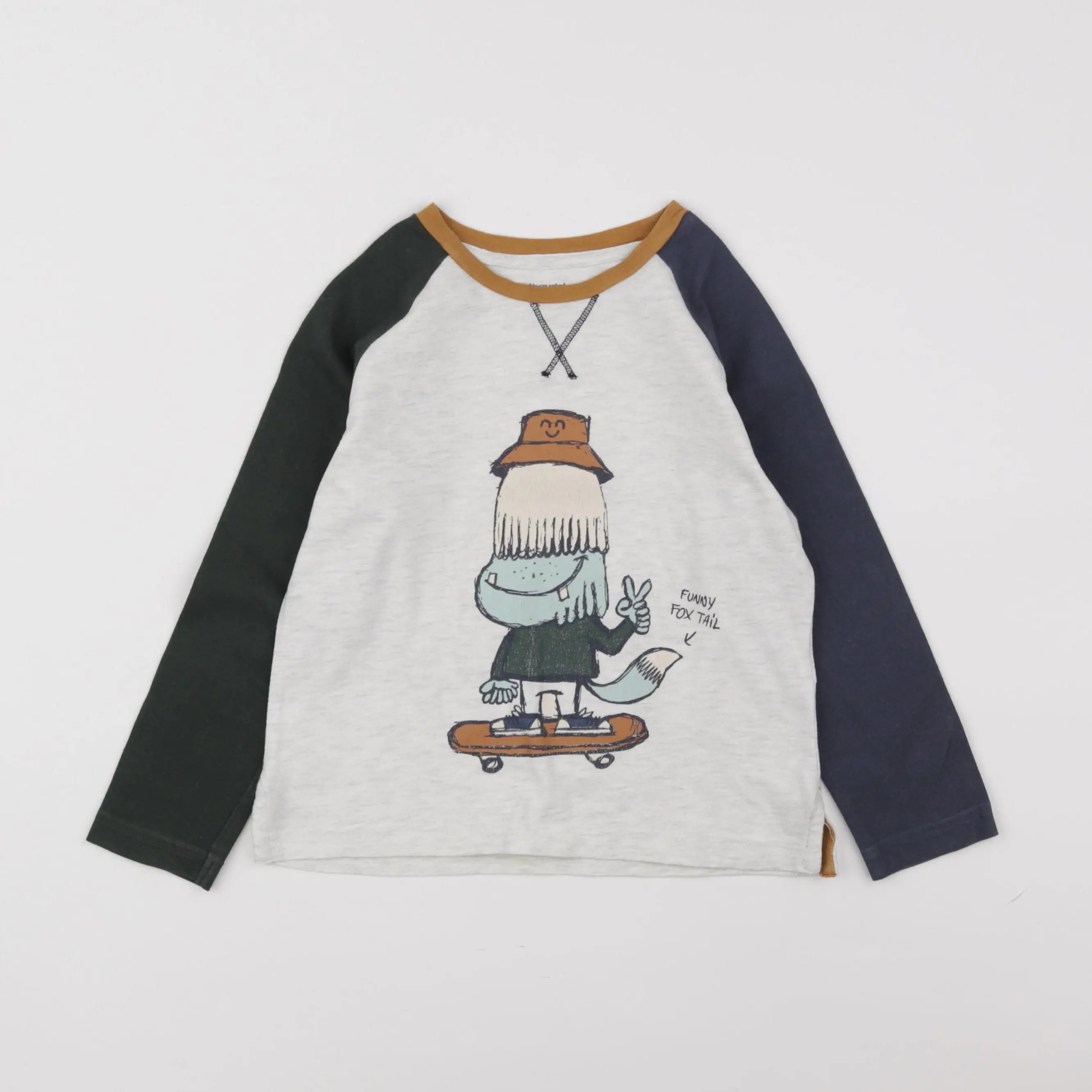 Vertbaudet - tee-shirt gris - 5 ans