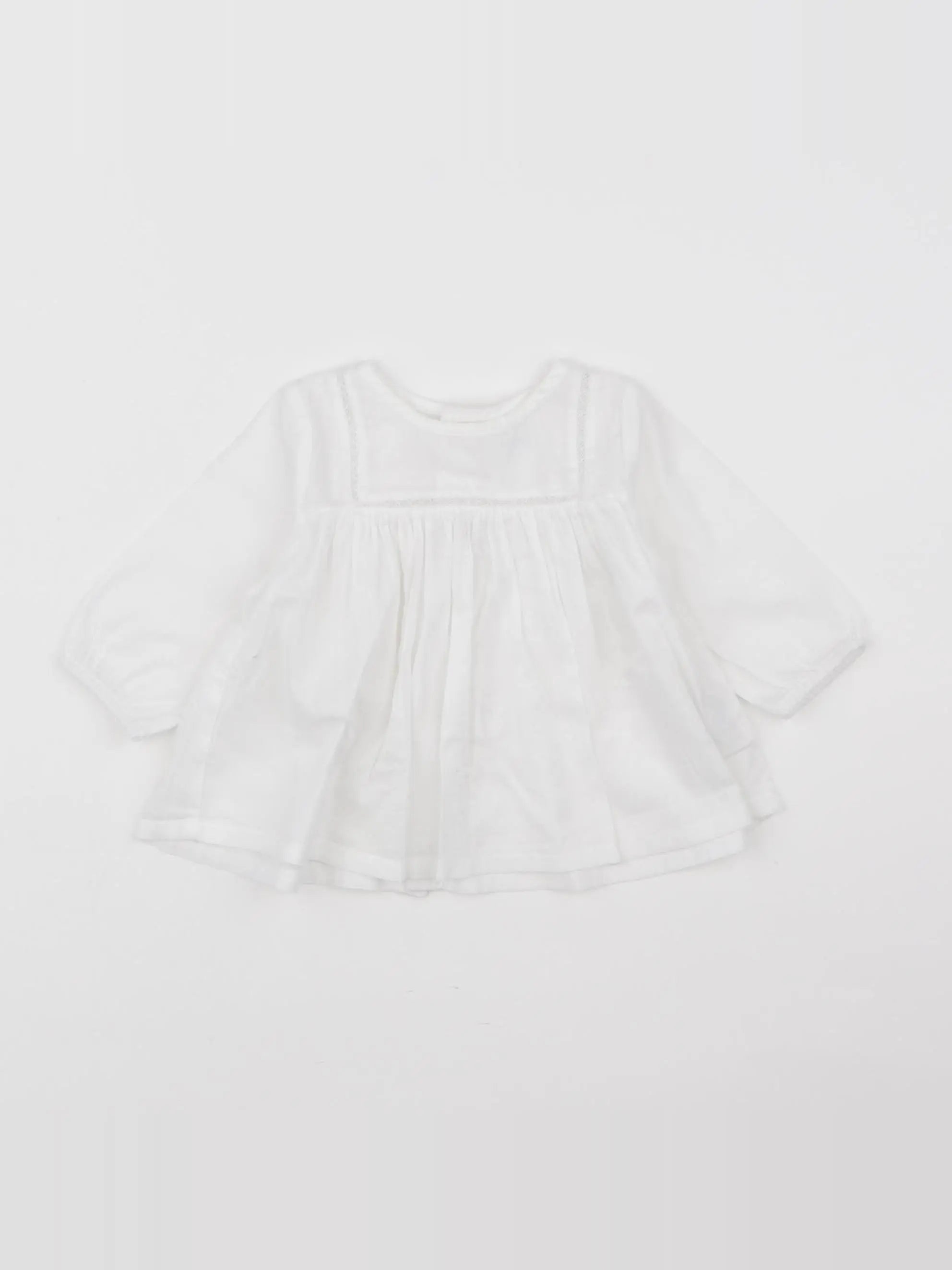 Boutchou - blouse blanc - 3 mois