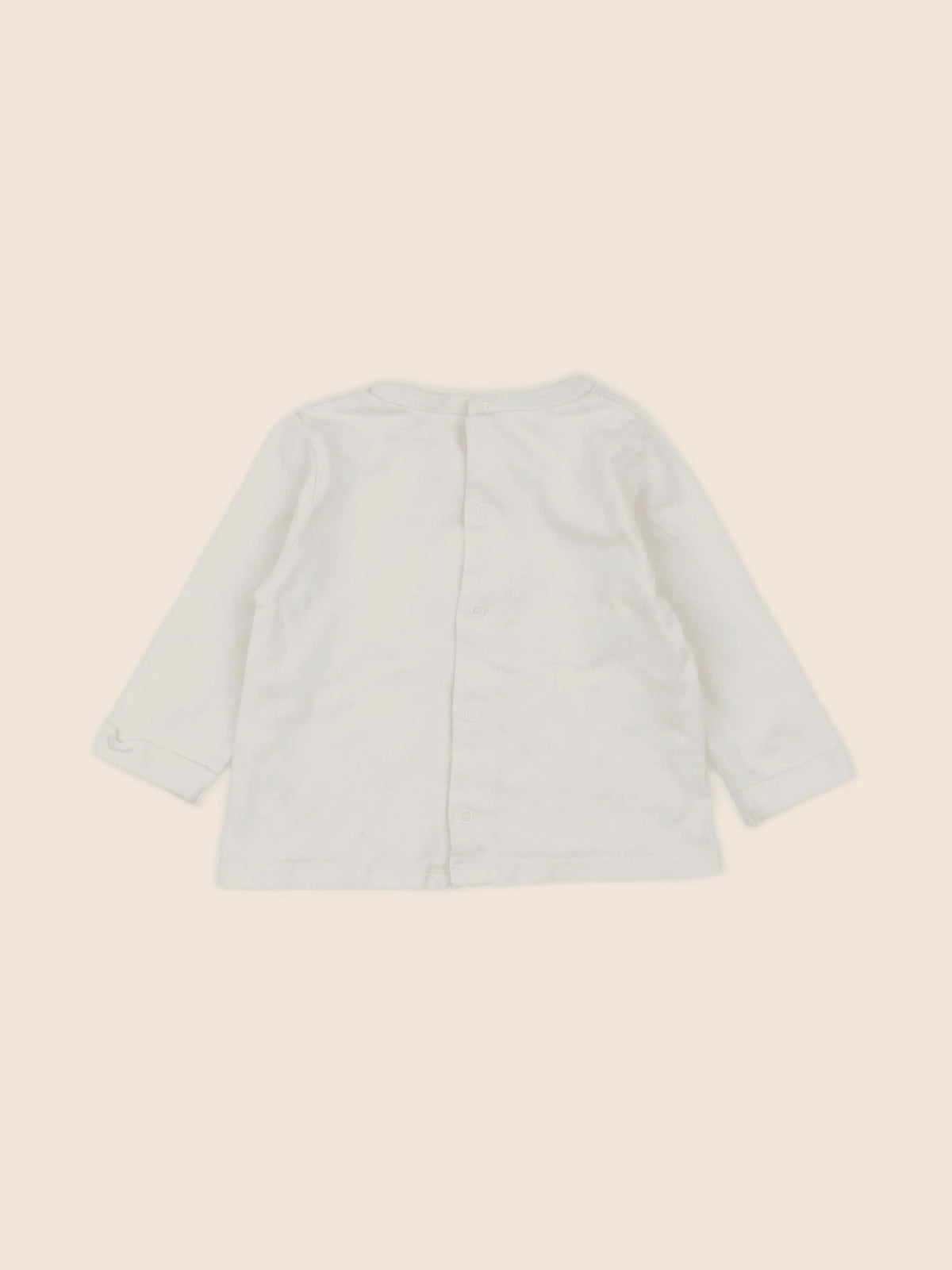 Vertbaudet - tee-shirt beige - 9 mois
