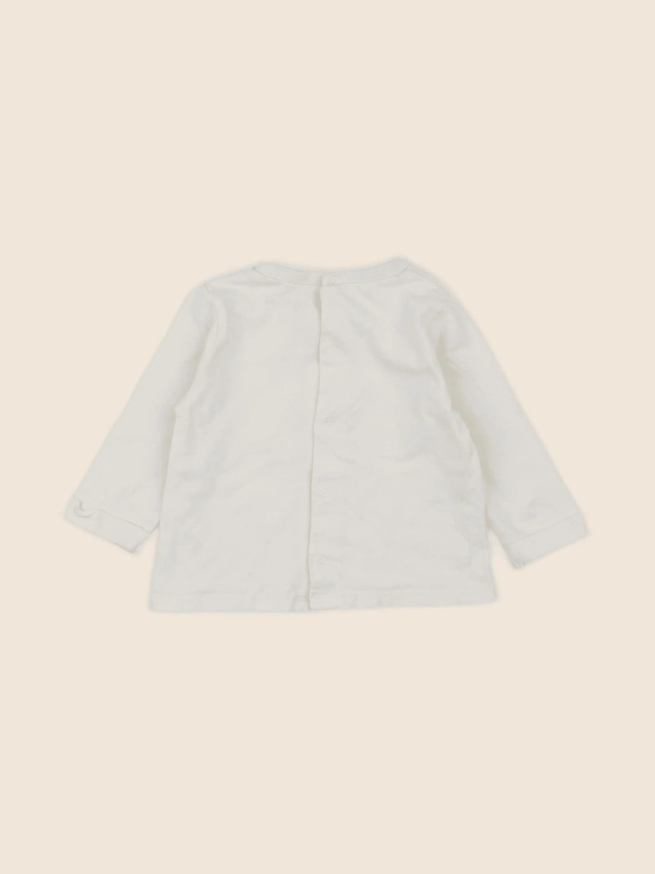 Vertbaudet - tee-shirt beige - 9 mois