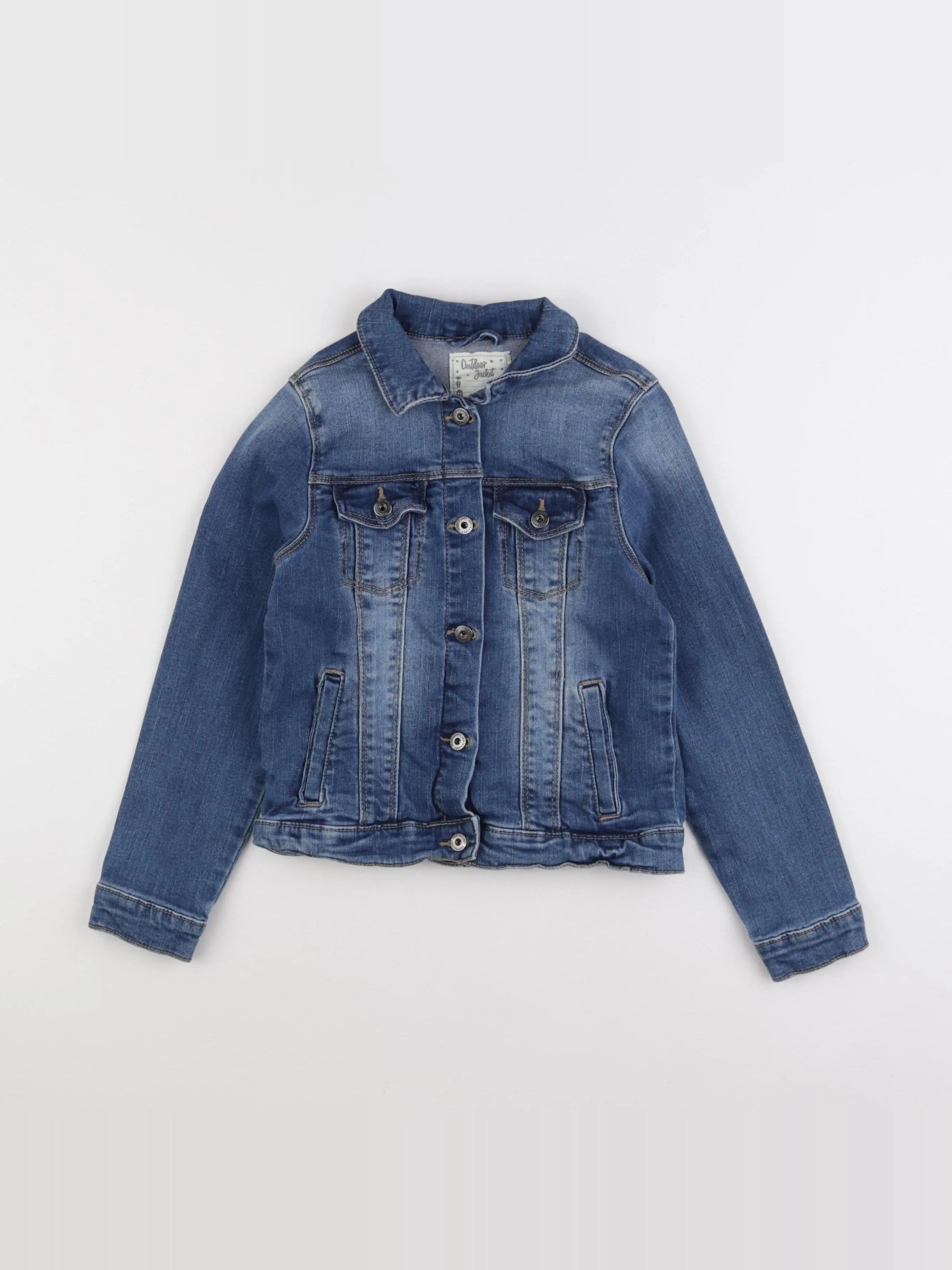 Vertbaudet - veste bleu - 8 ans