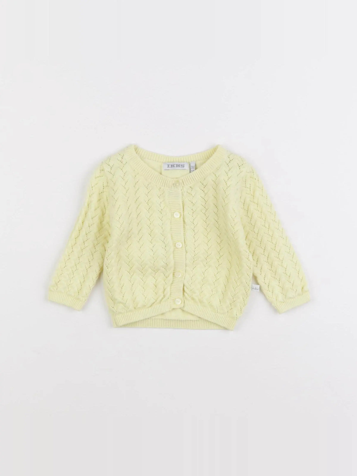 IKKS - gilet jaune - 3 mois