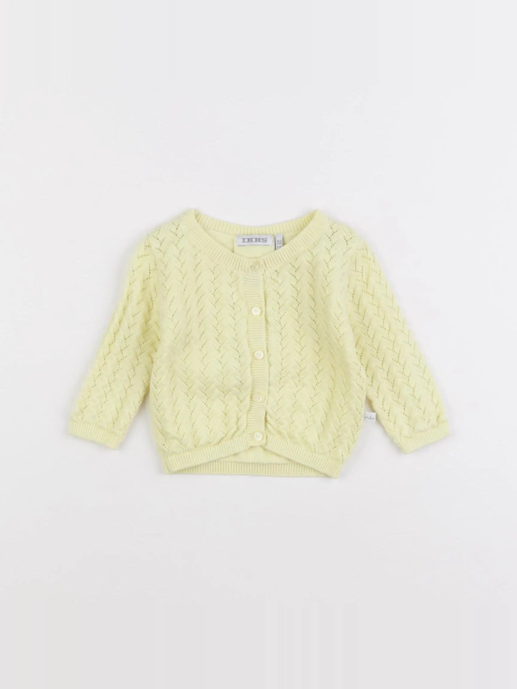 IKKS - gilet jaune - 3 mois