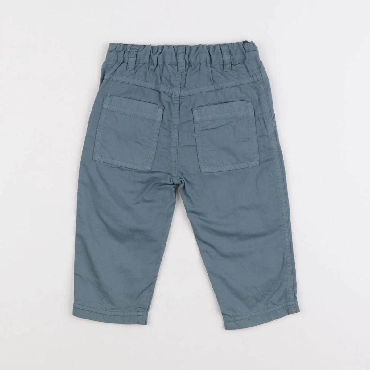 Petit Bateau - pantalon vert - 12 mois