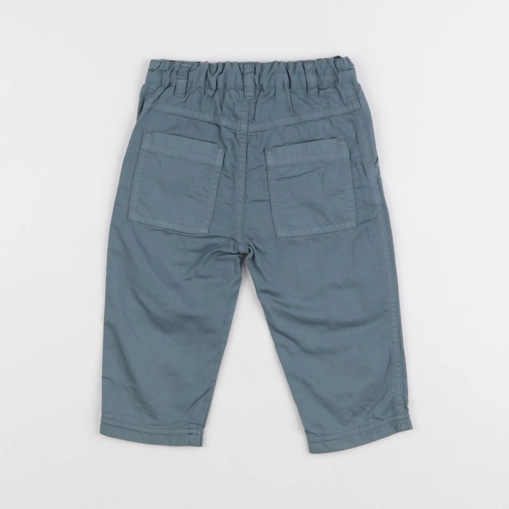 Petit Bateau - pantalon vert - 12 mois