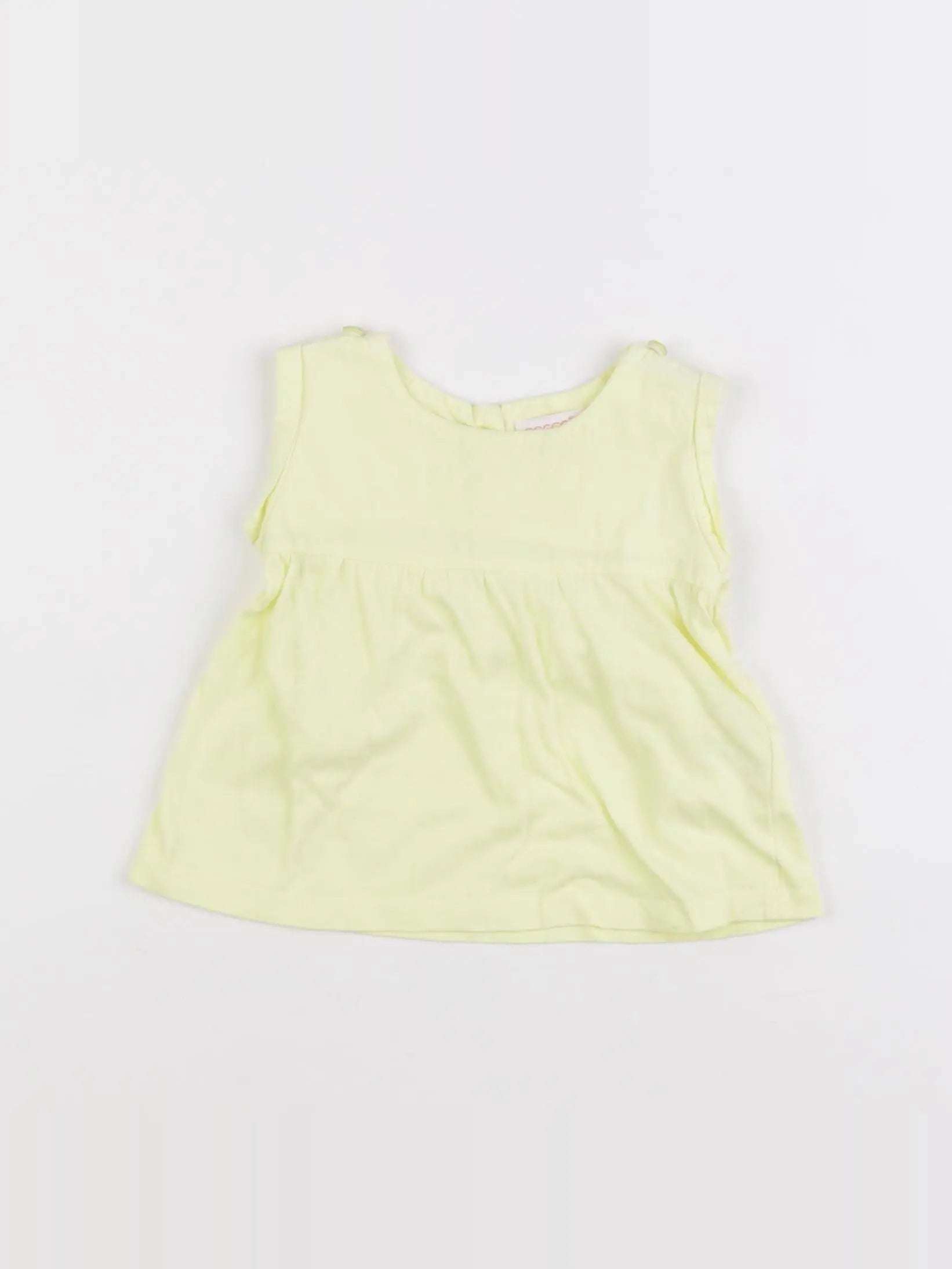 Gocco - blouse jaune - 6/9 mois