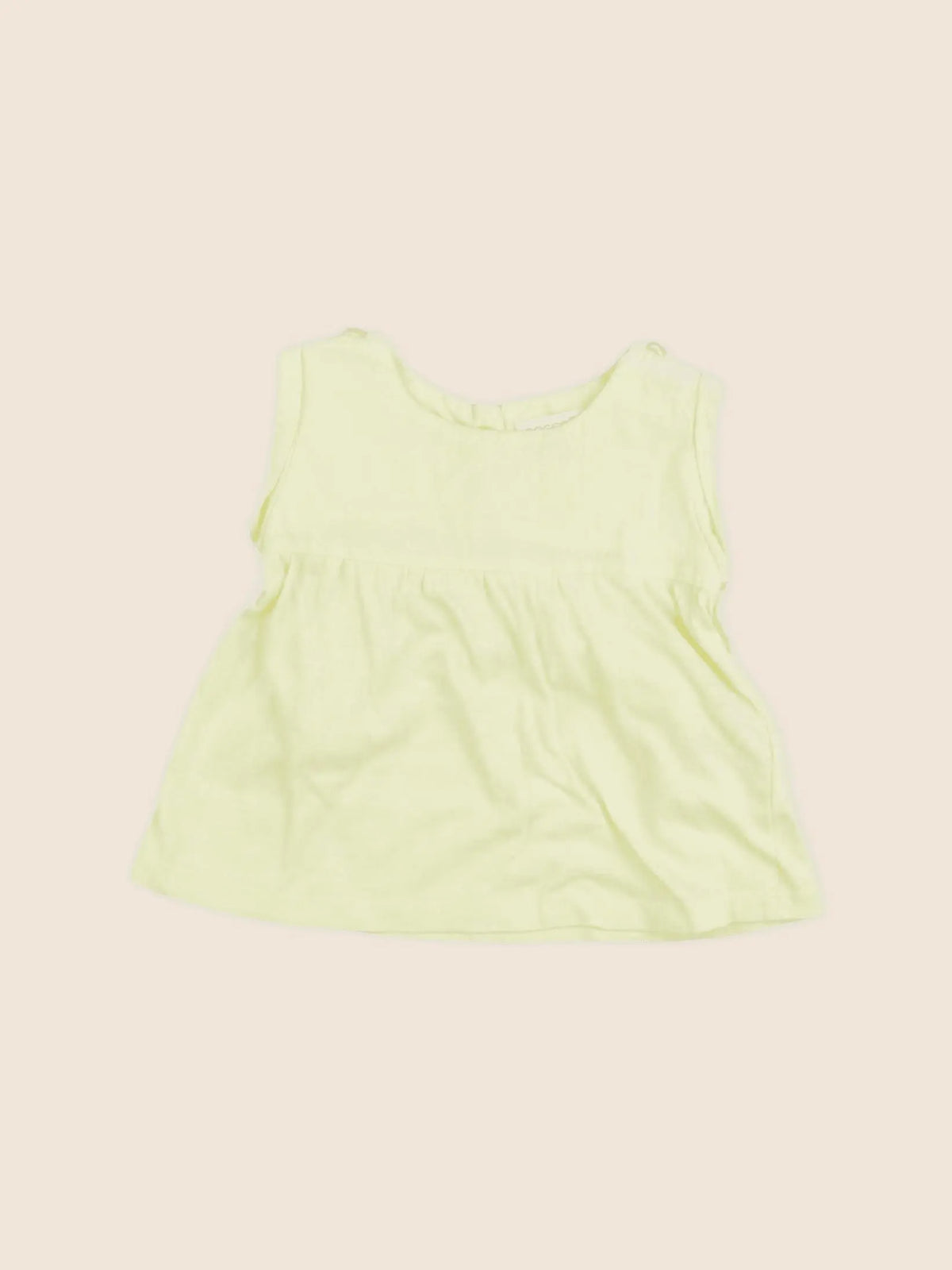 Gocco - blouse jaune - 6/9 mois