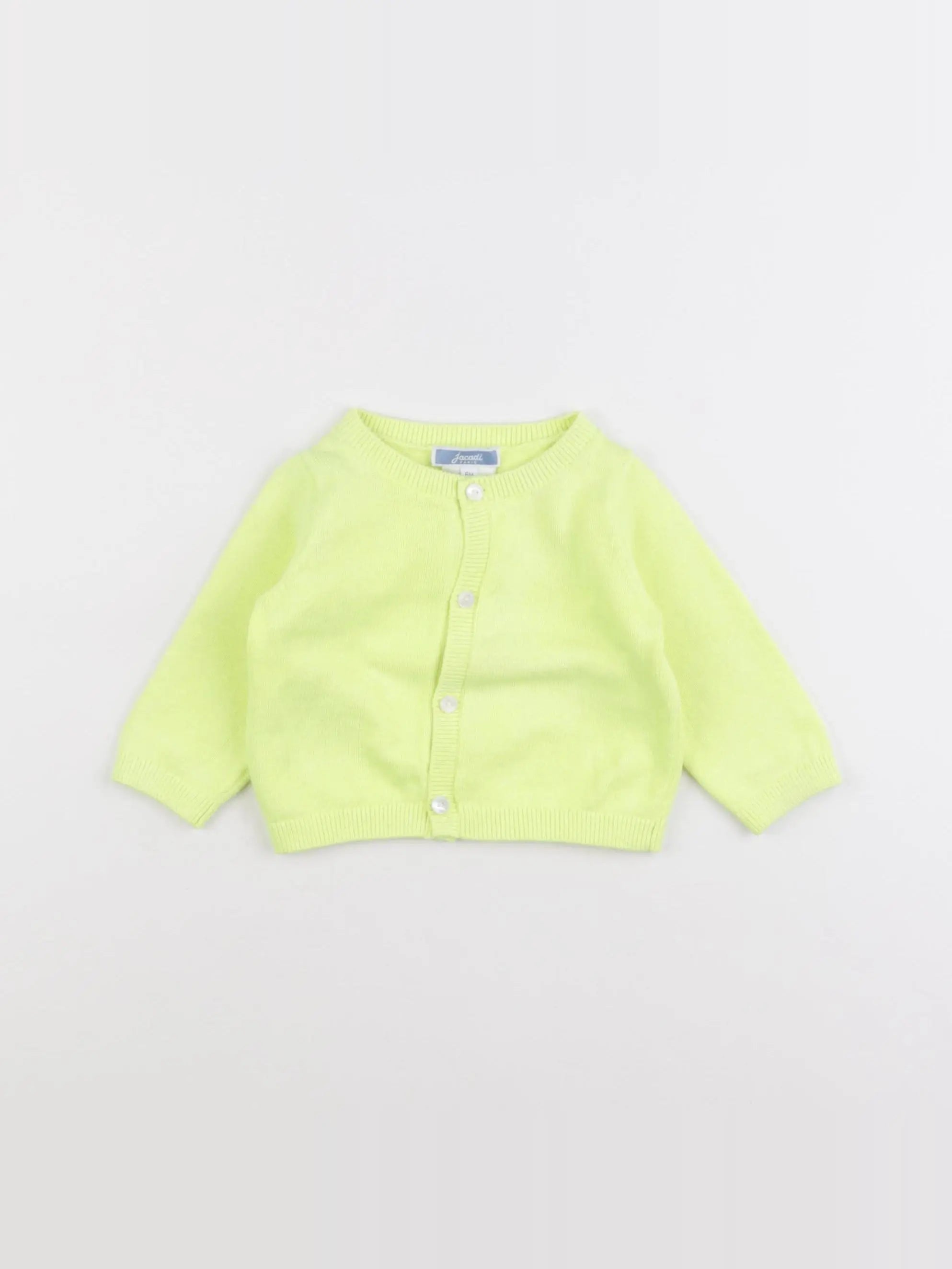Jacadi - gilet jaune fluo - 6 mois