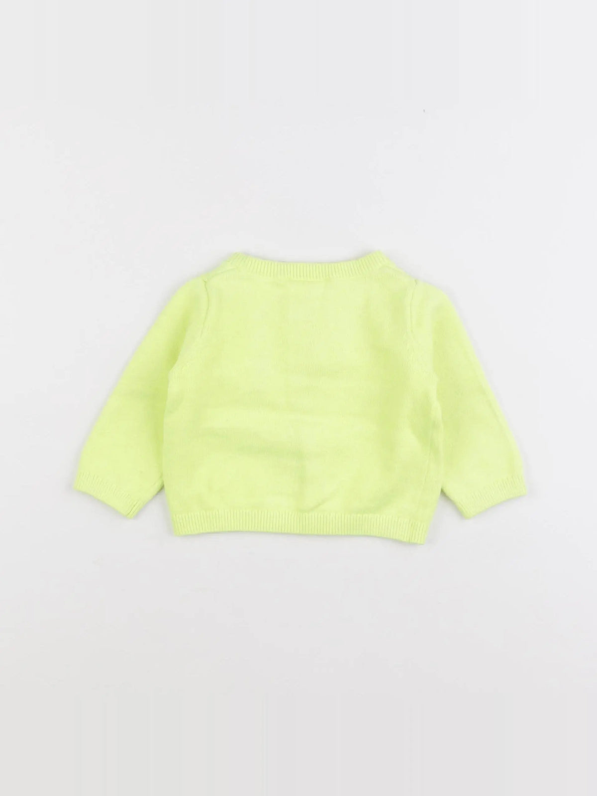 Jacadi - gilet jaune fluo - 6 mois