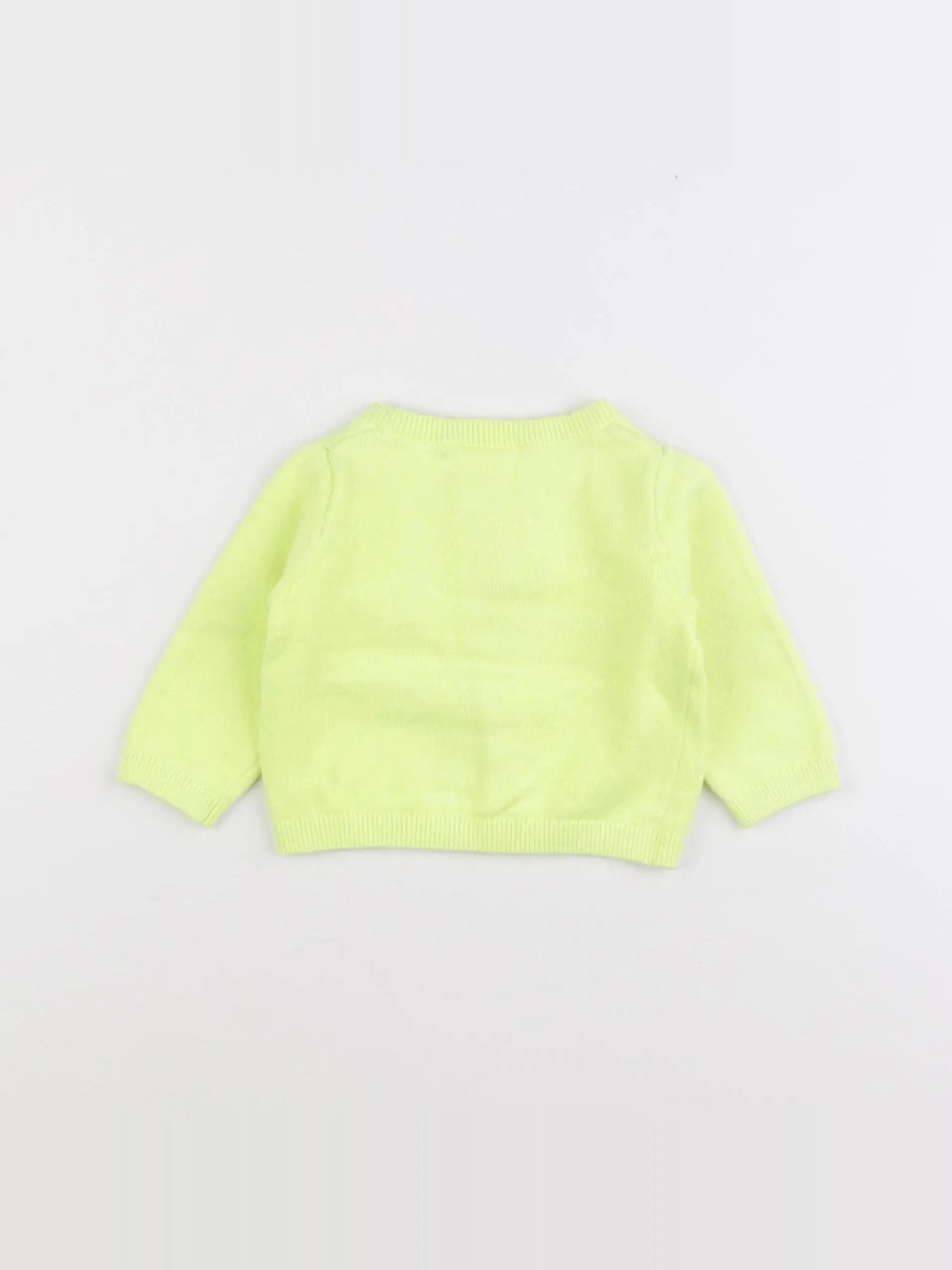 Jacadi - gilet jaune fluo - 6 mois
