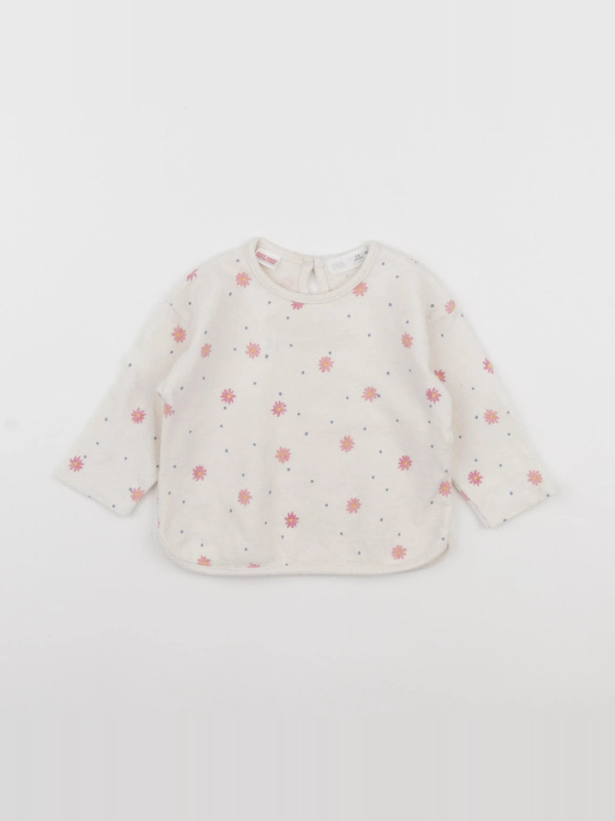 Zara - tee-shirt rose - 3/6 mois