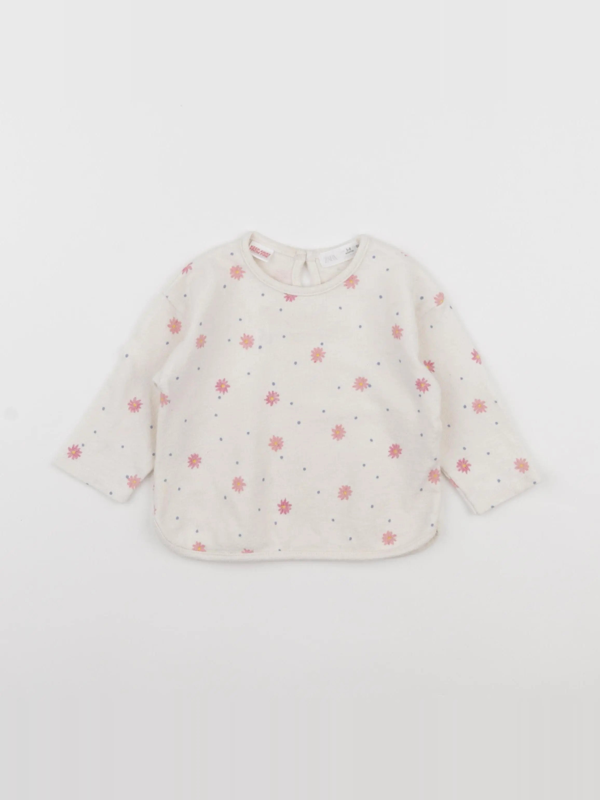 Zara - tee-shirt rose - 3/6 mois