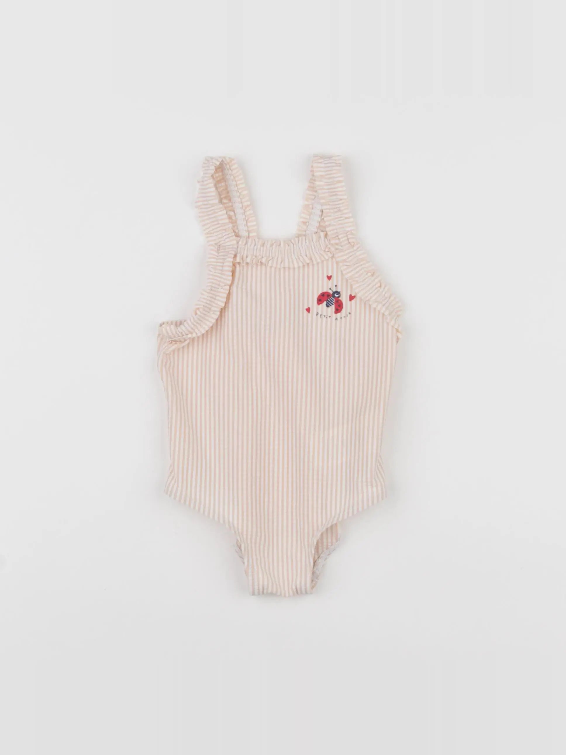 Vertbaudet - maillot de bain rose - 12/18 mois