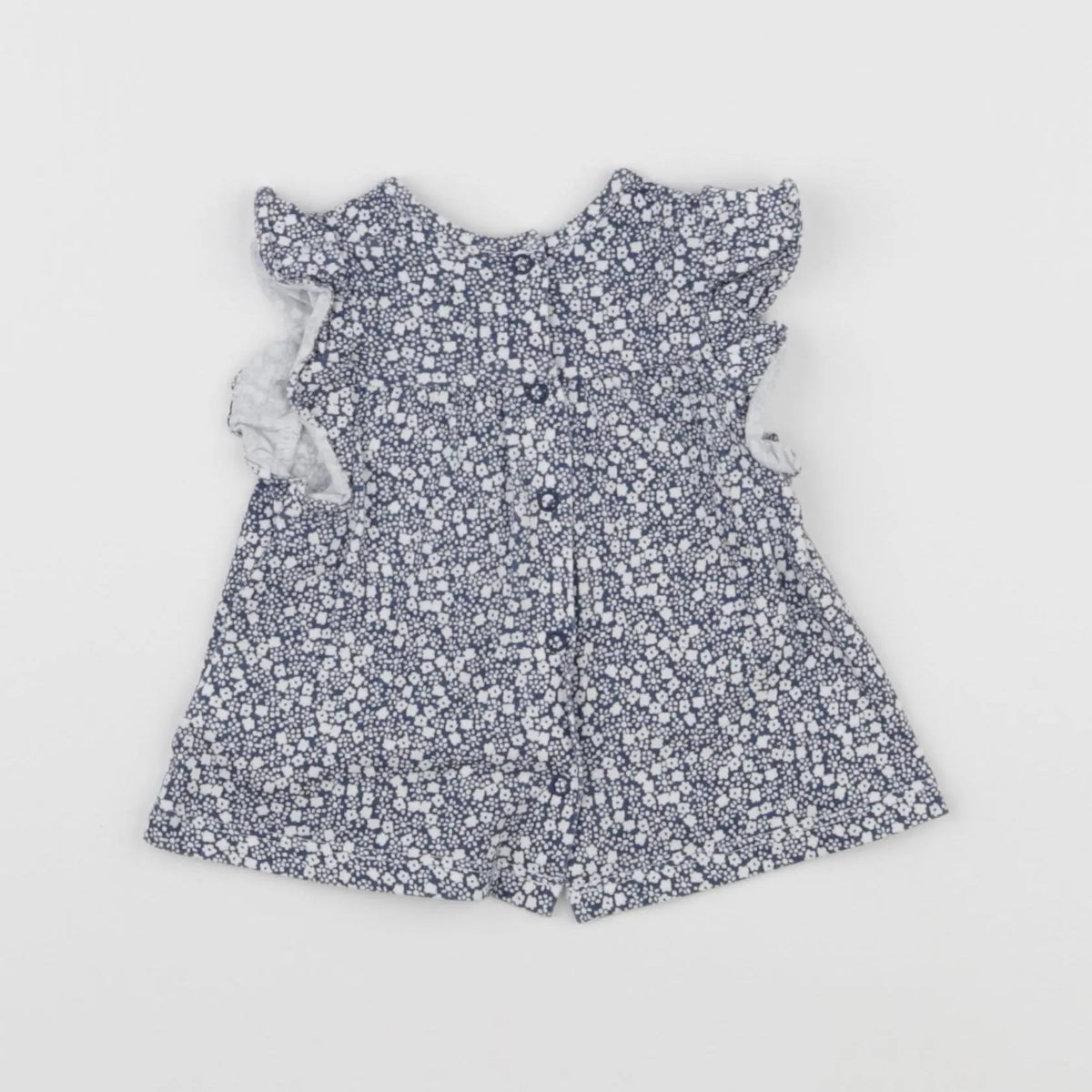 Vertbaudet - tee-shirt bleu - 3 mois