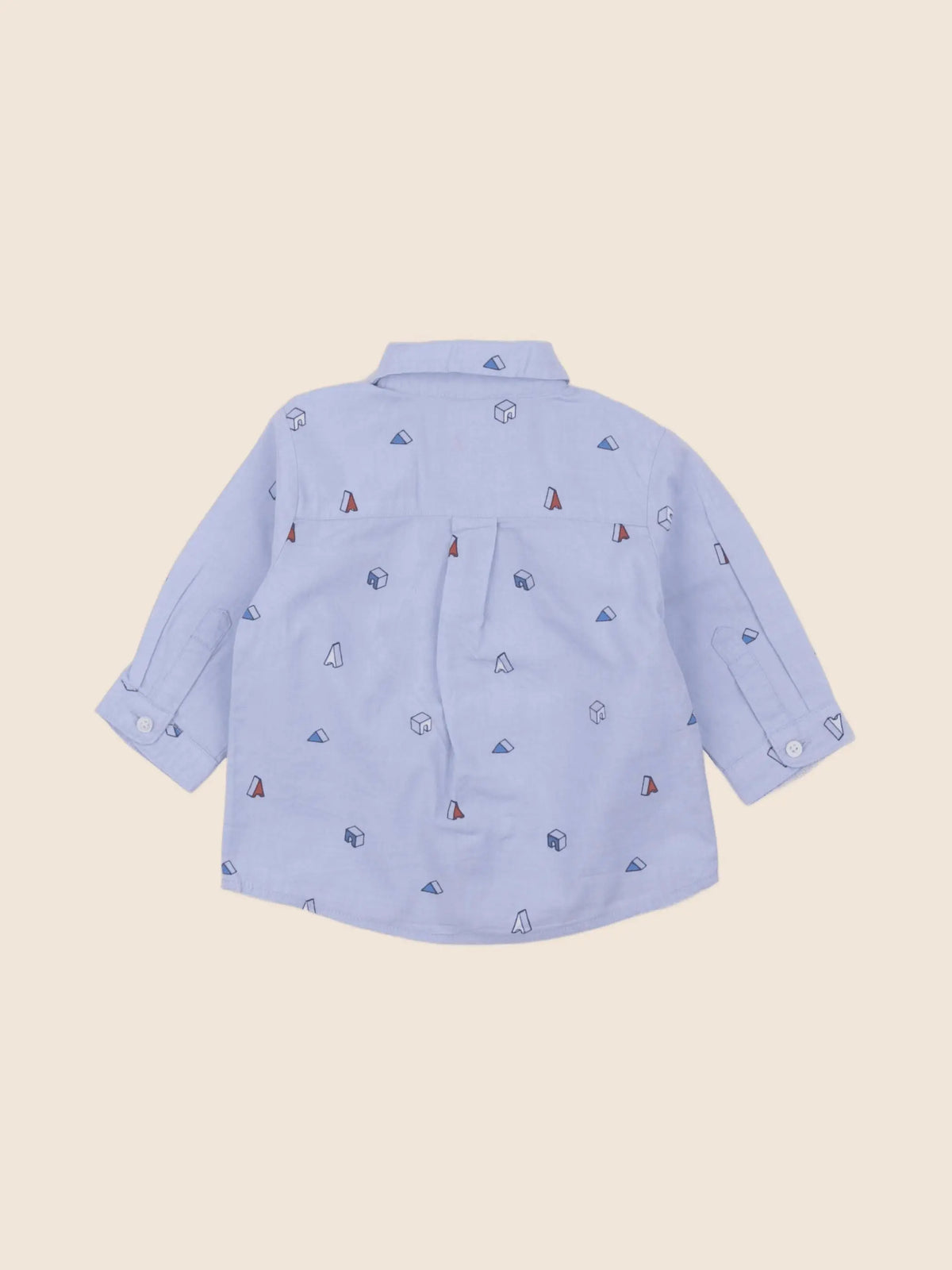 Jacadi - chemise bleu - 6 mois