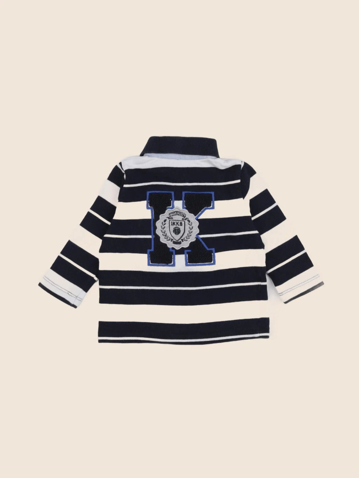 IKKS - polo imprimé au dos bleu - 12 mois