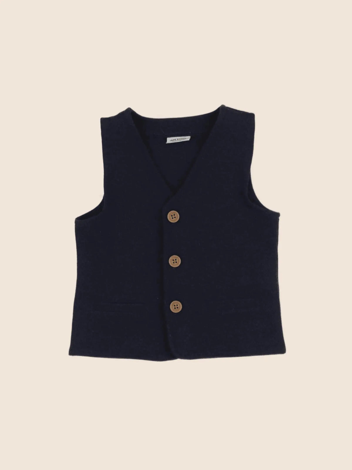 Tape à l'oeil - gilet bleu - 12 mois