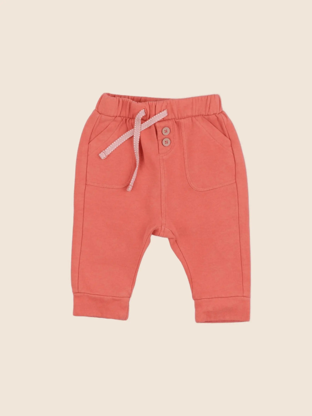 Tape à l'oeil - pantalon orange - 6 mois