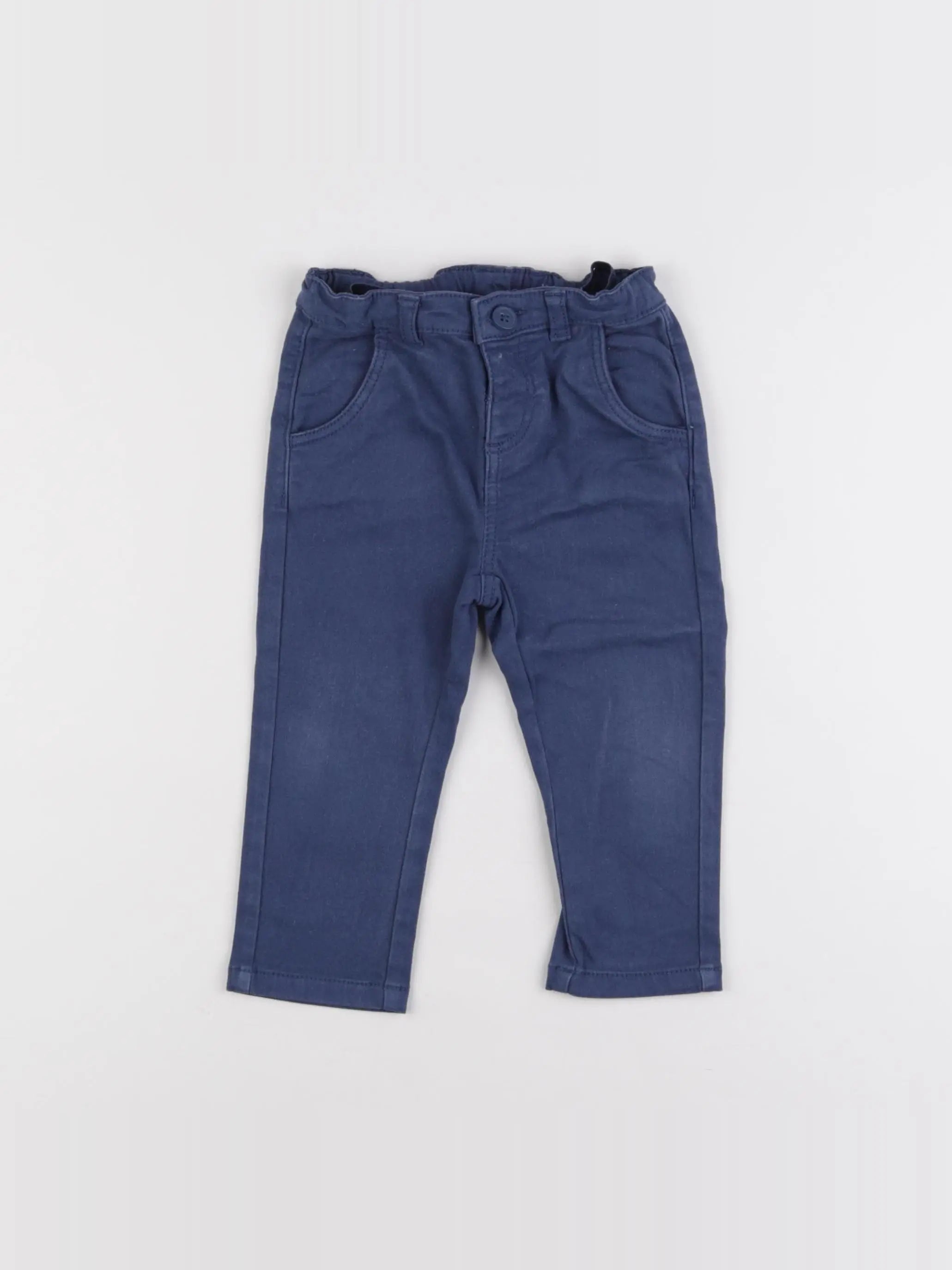 Tape à l'oeil - pantalon bleu - 12 mois