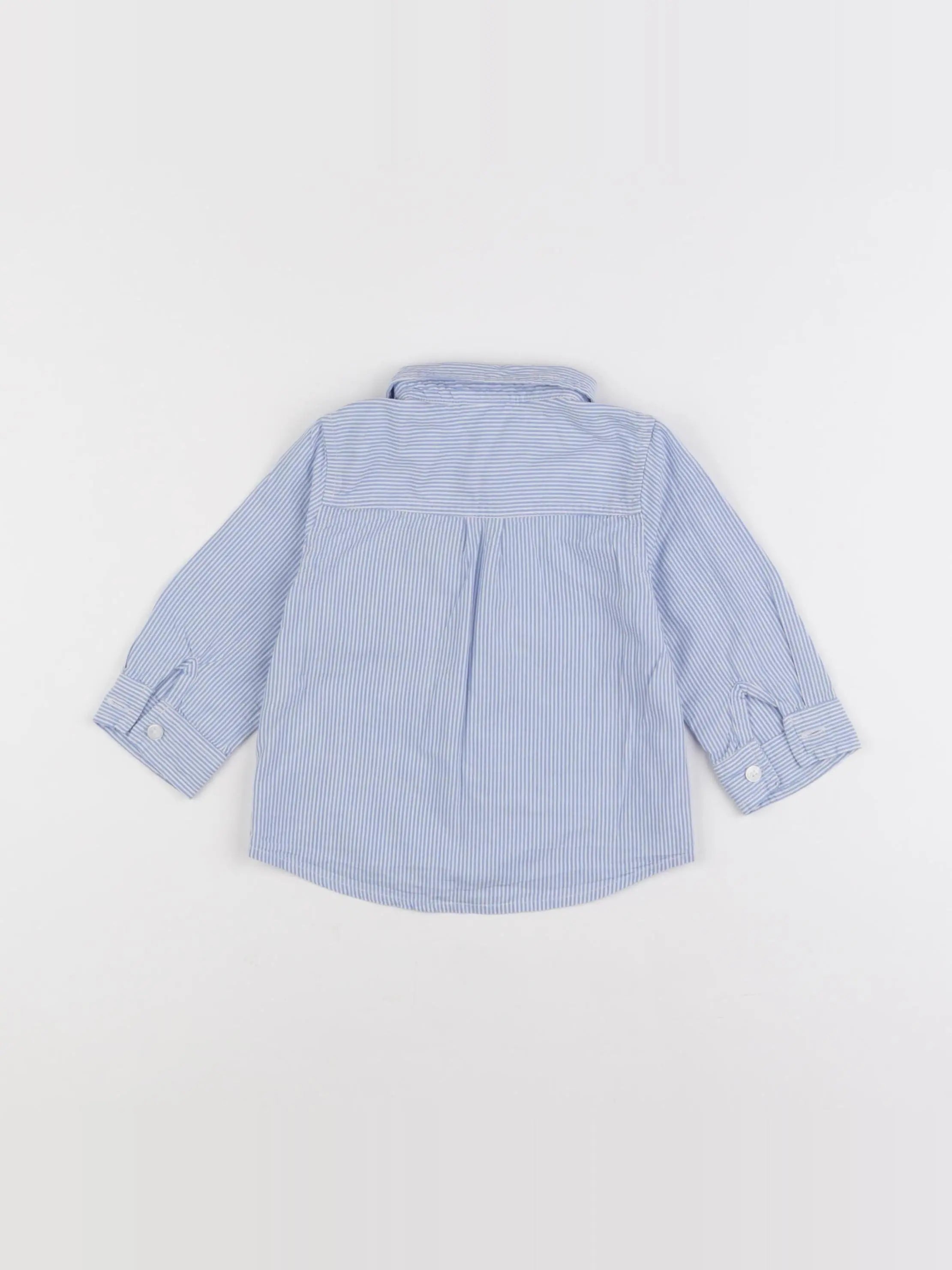 Tape à l'oeil - chemise bleu - 12 mois