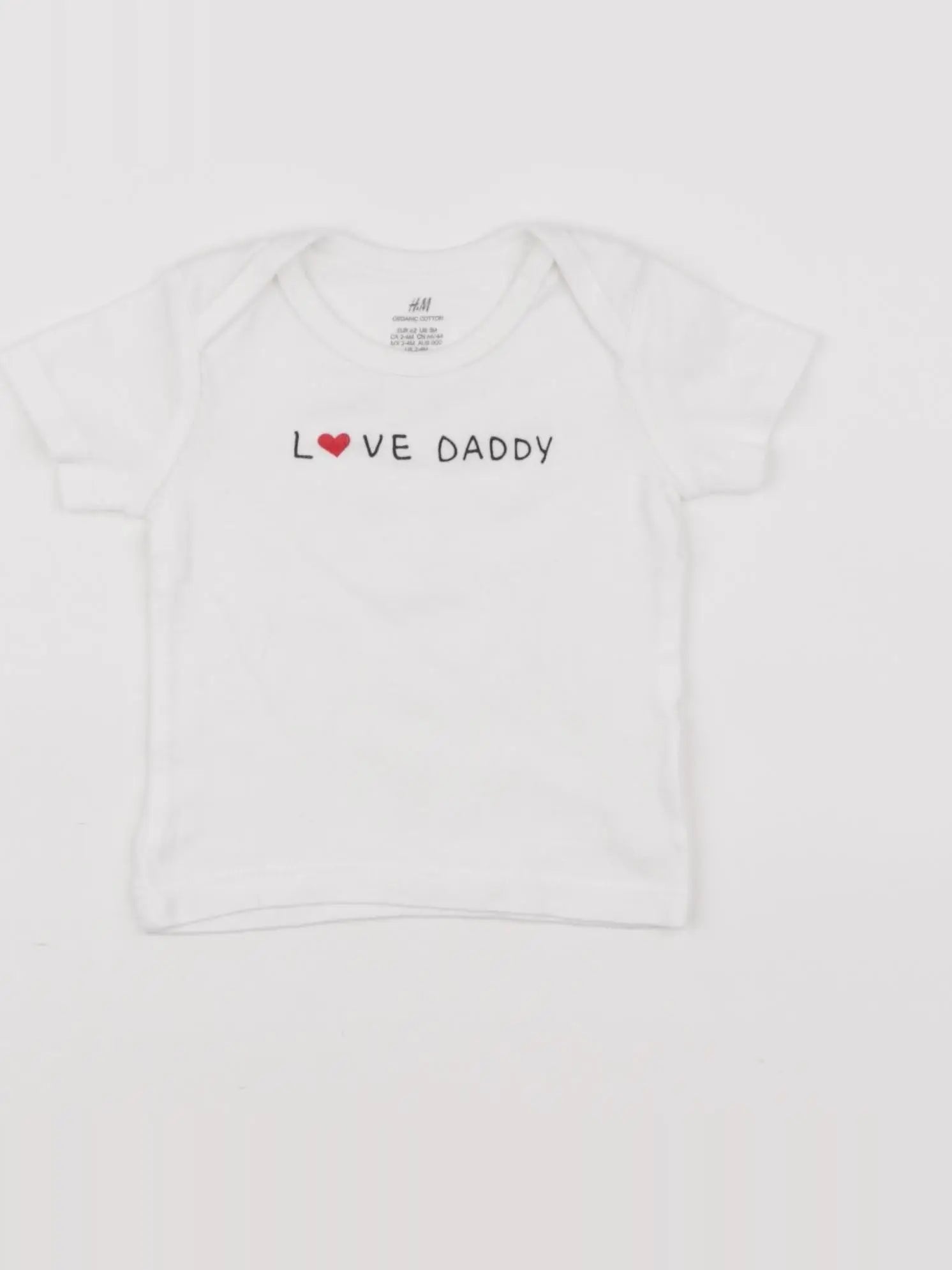H&M - tee-shirt blanc - 3 mois