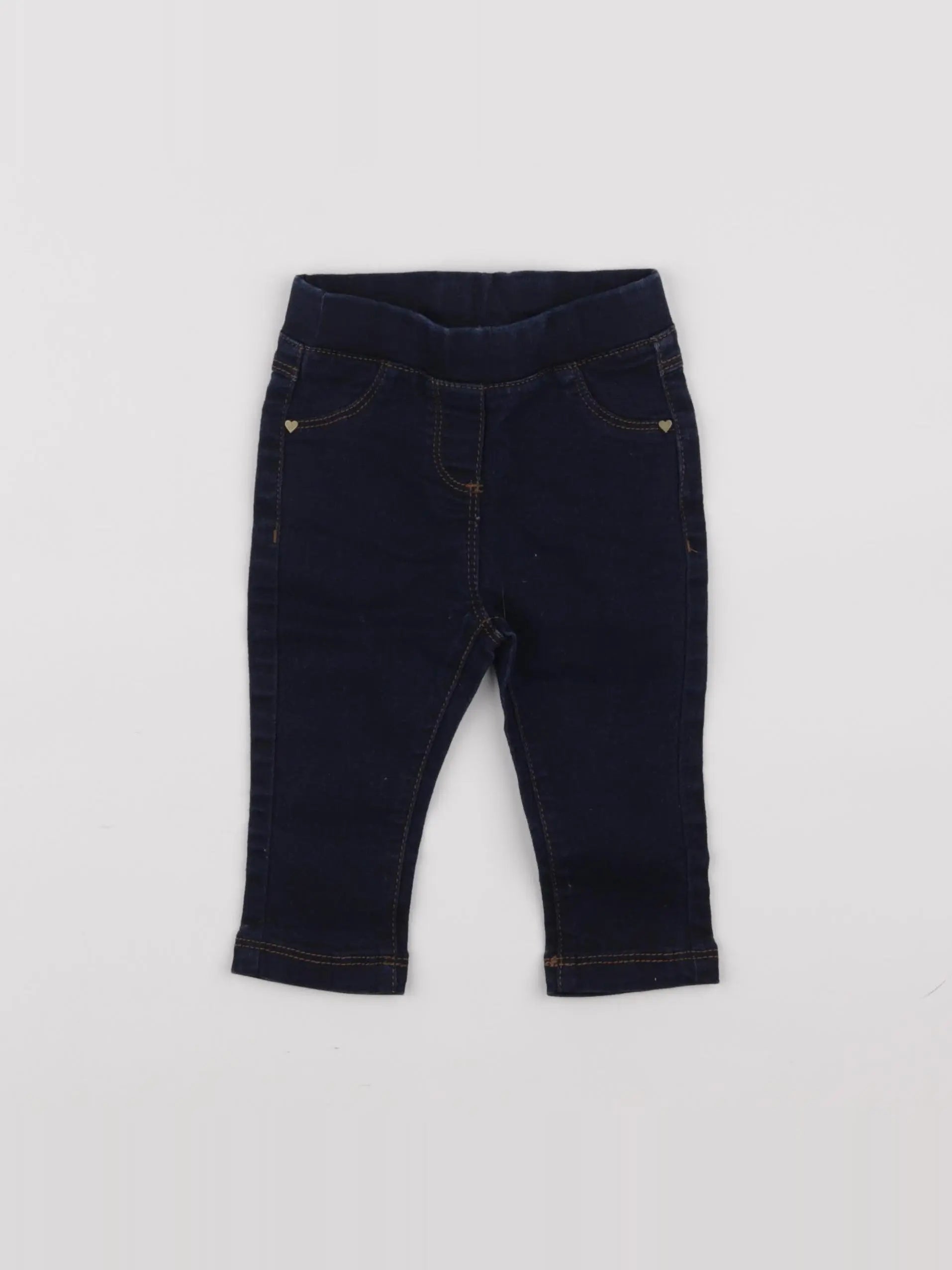 Tape à l'oeil - jegging bleu - 6 mois
