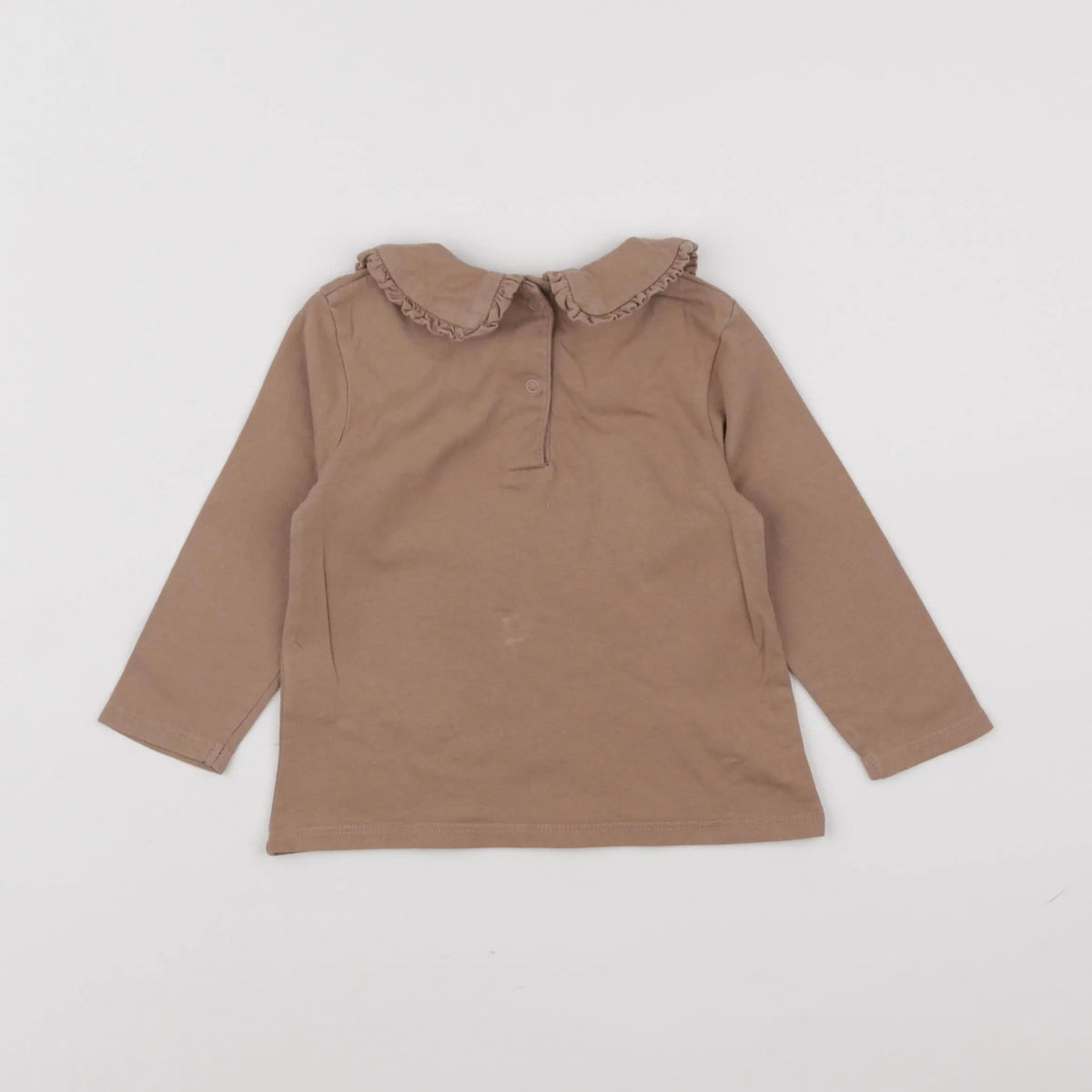 Vertbaudet - tee-shirt marron - 12 mois