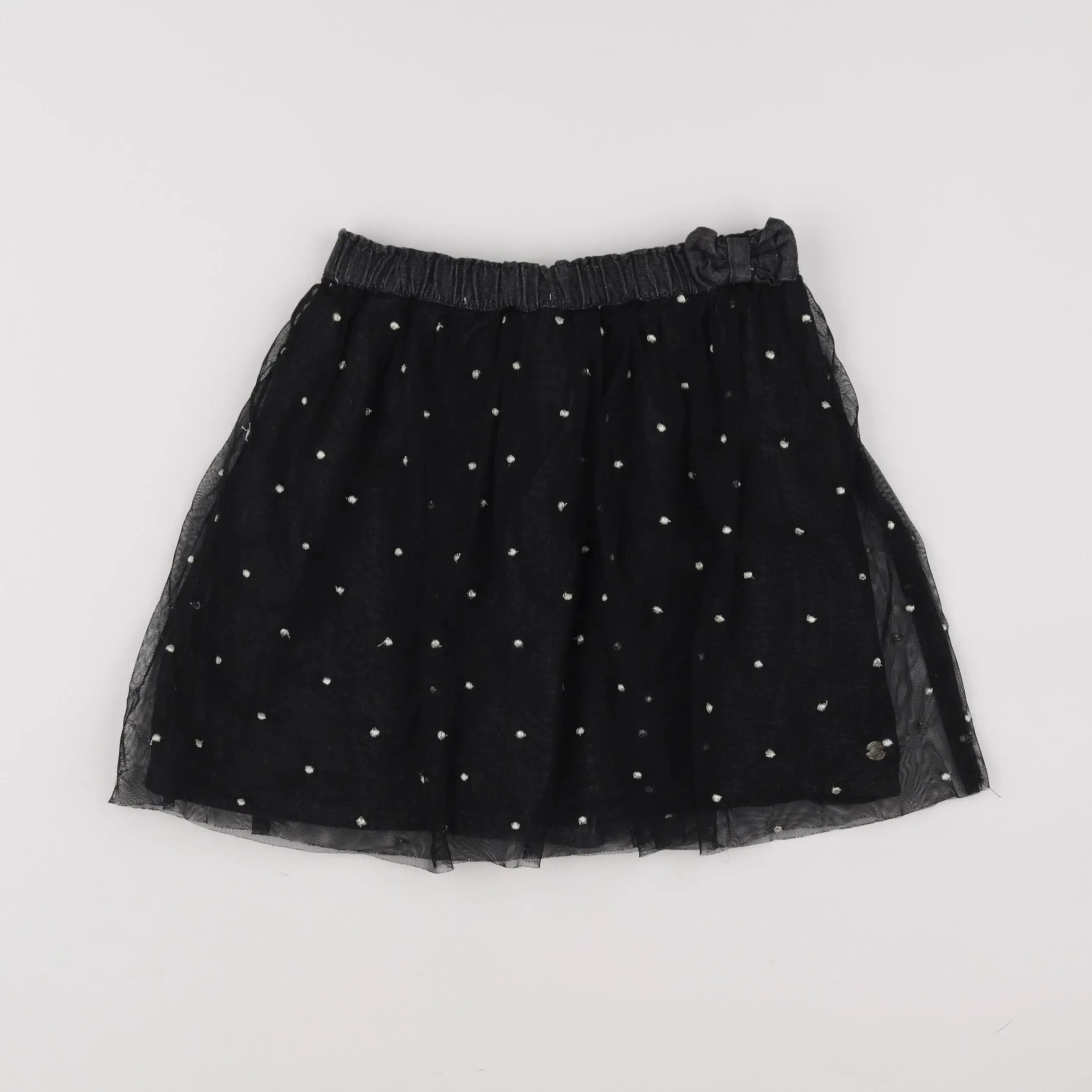 IKKS - jupe noir, argent - 10 ans
