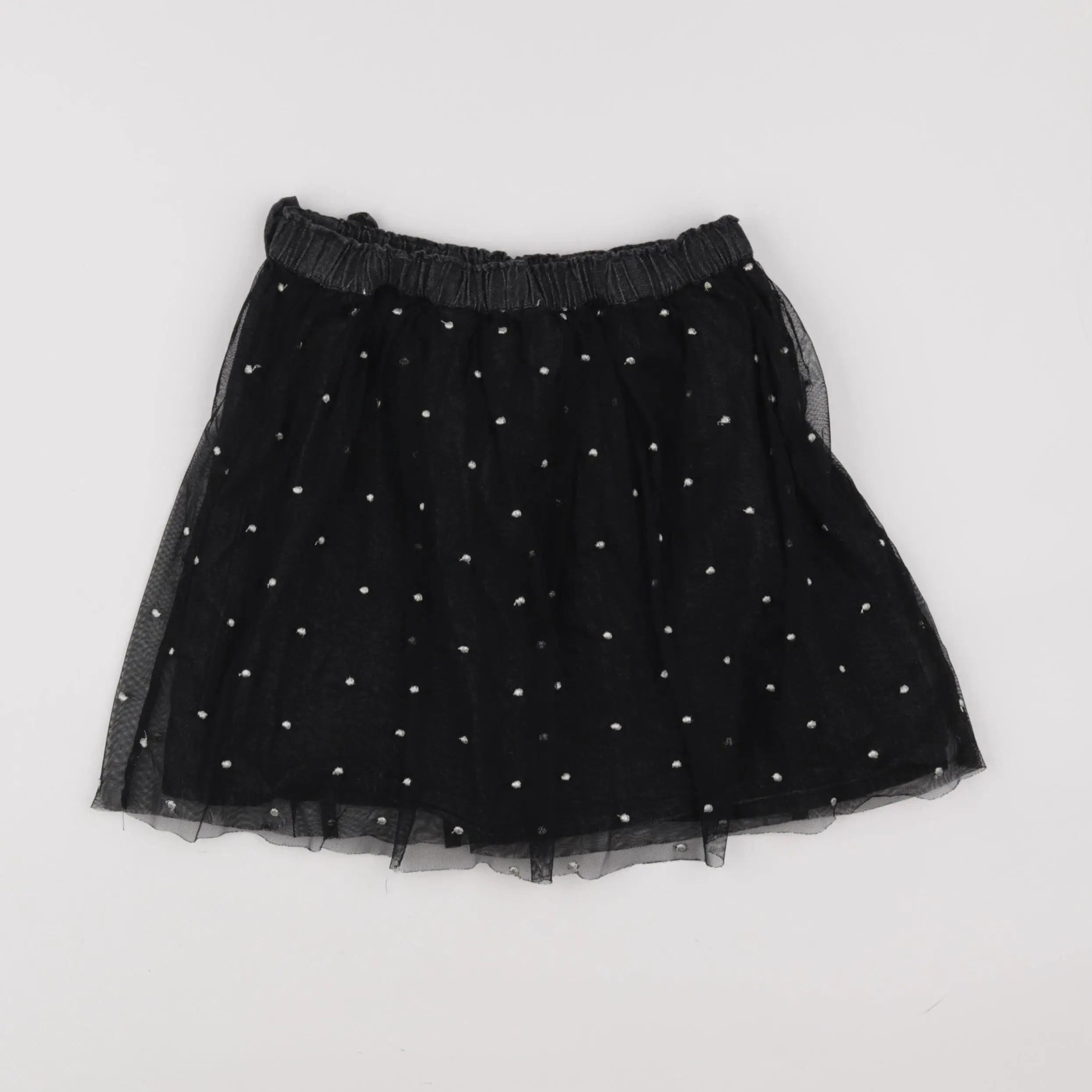IKKS - jupe noir, argent - 10 ans