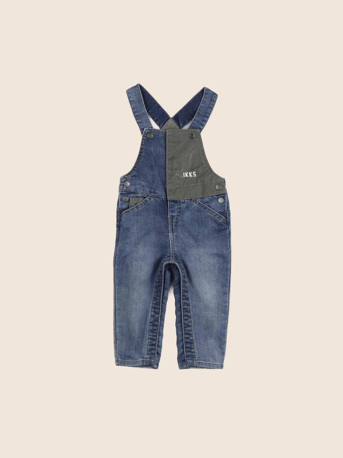 IKKS - salopette bleu - 6 mois