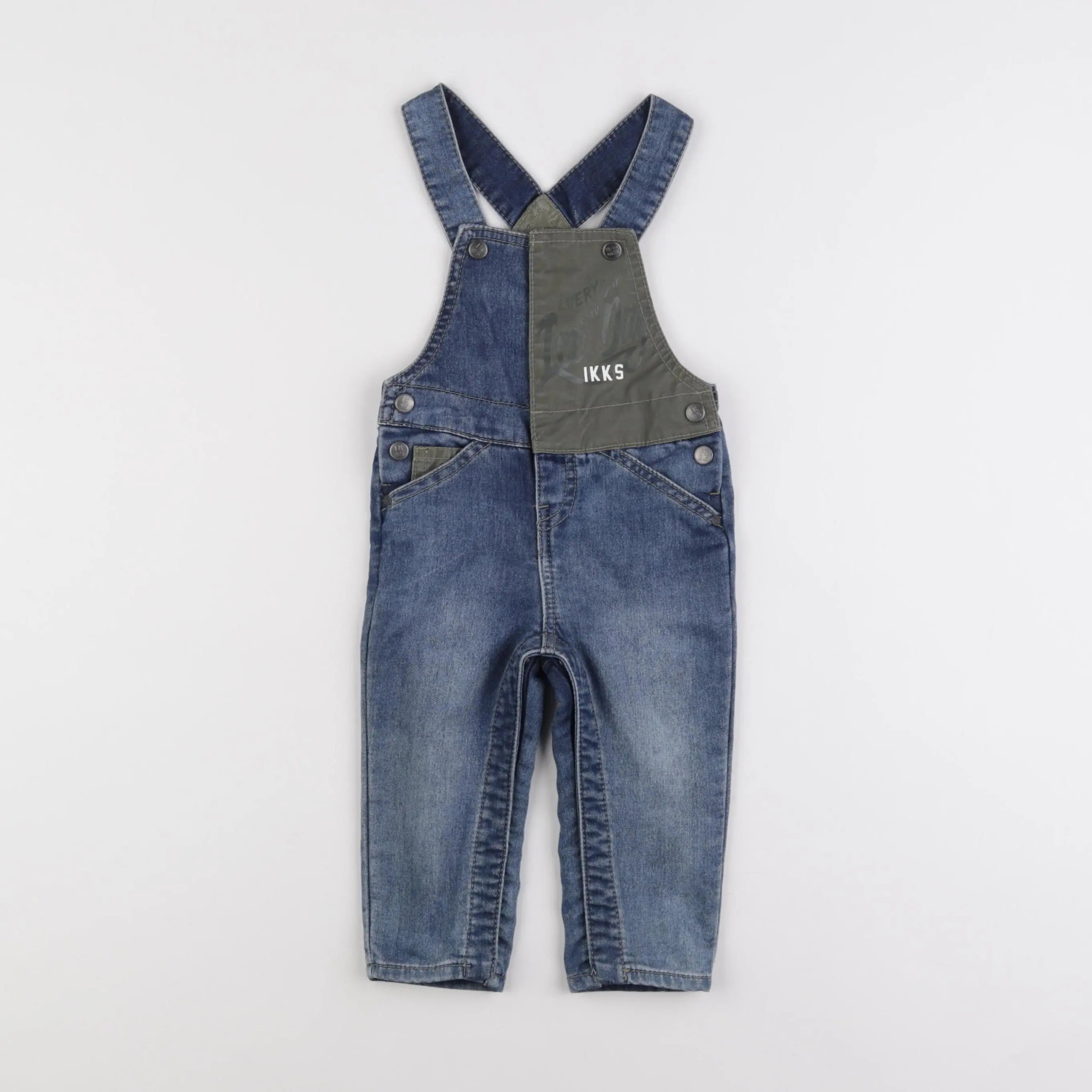 IKKS - salopette bleu - 6 mois