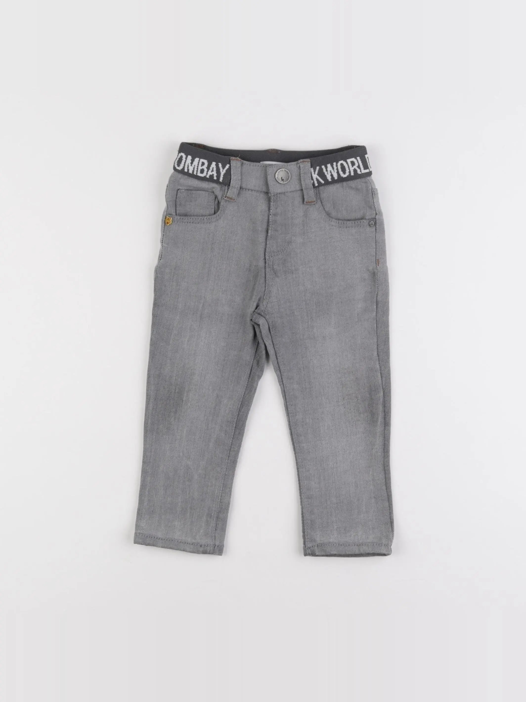 IKKS - jean gris - 12 mois