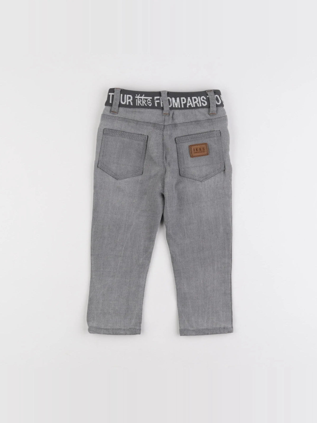 IKKS - jean gris - 12 mois