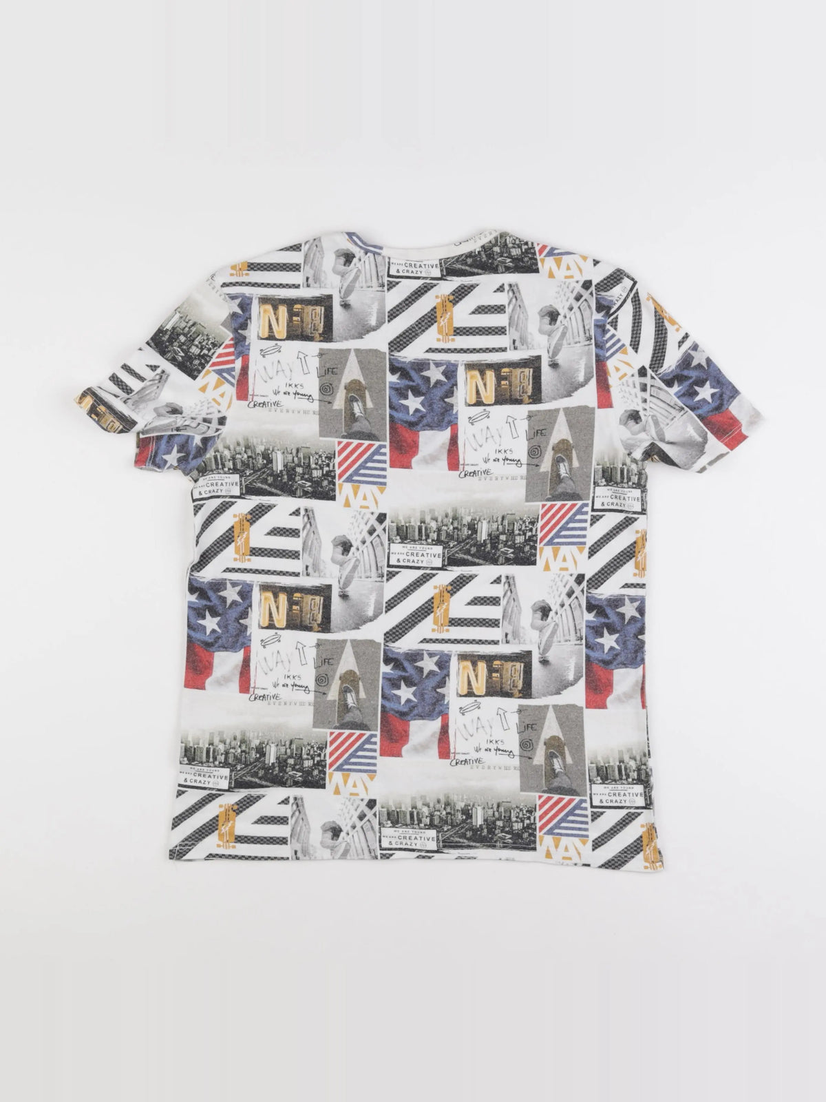 IKKS - tee-shirt multicolore - 14 ans