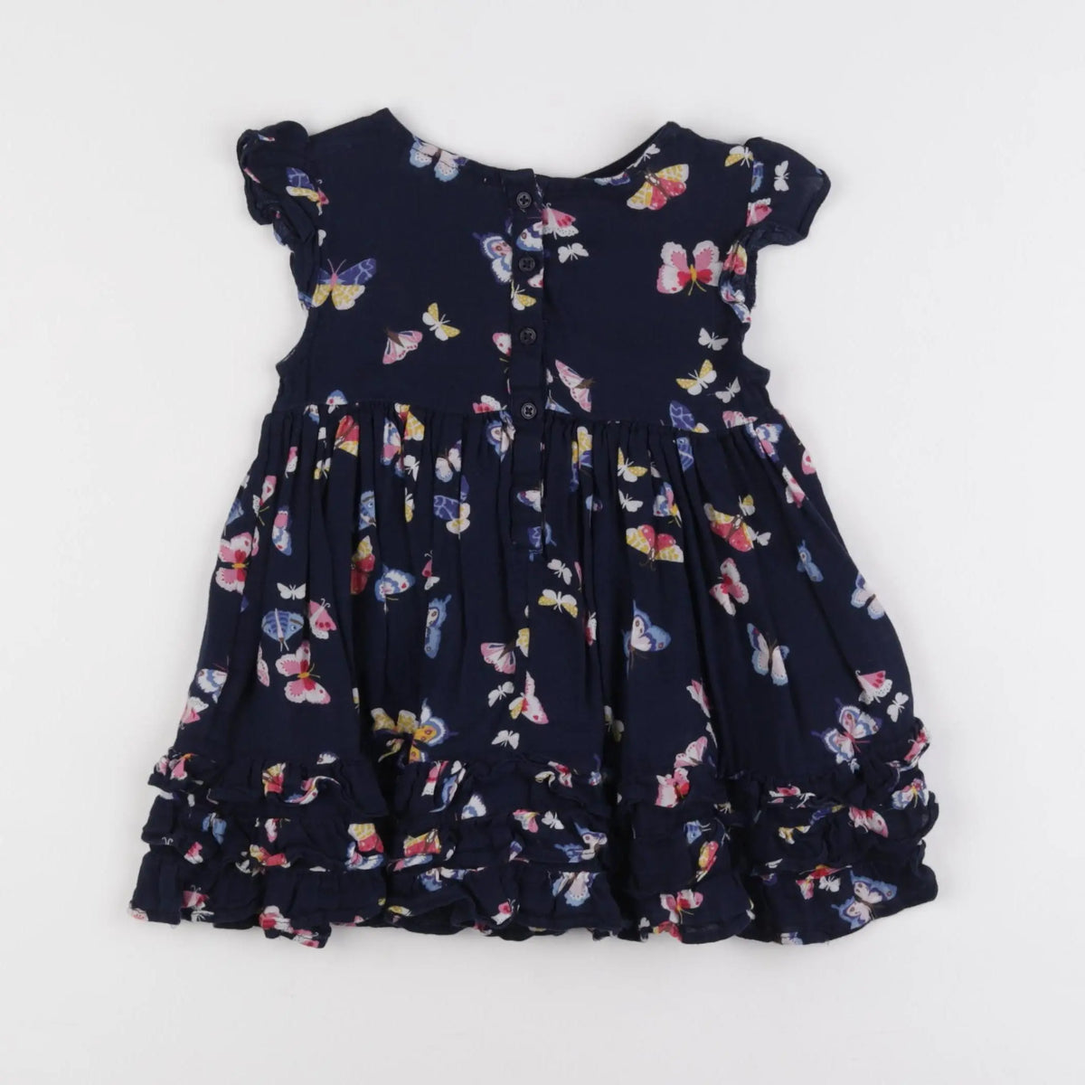 Vertbaudet - robe bleu - 2 ans