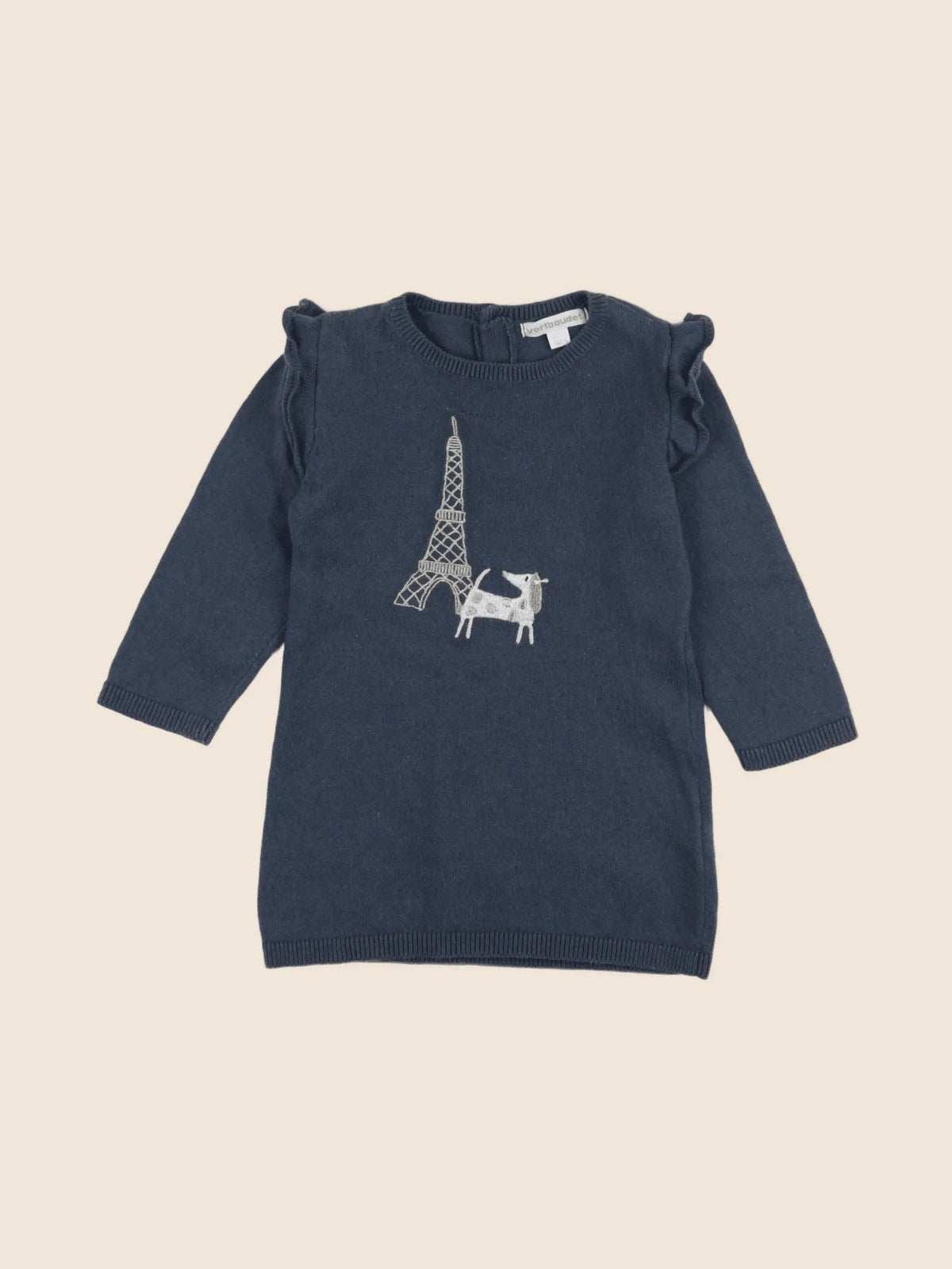 Vertbaudet - robe bleu - 18 mois