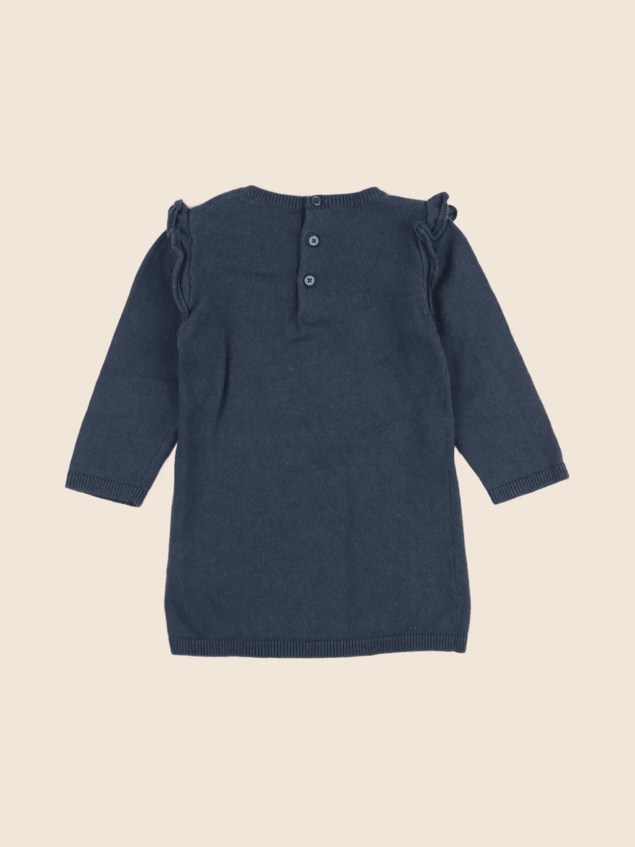 Vertbaudet - robe bleu - 18 mois