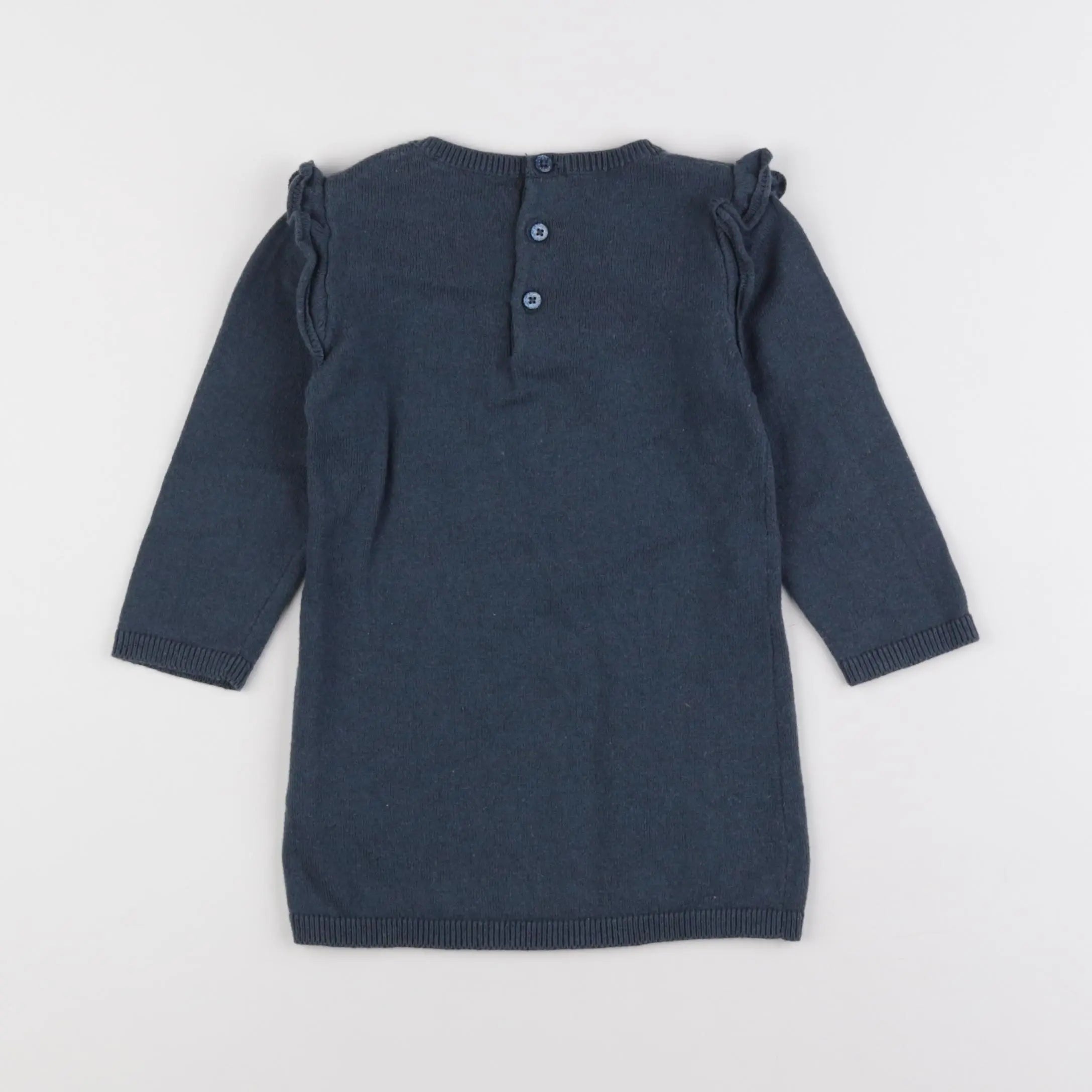 Vertbaudet - robe bleu - 18 mois