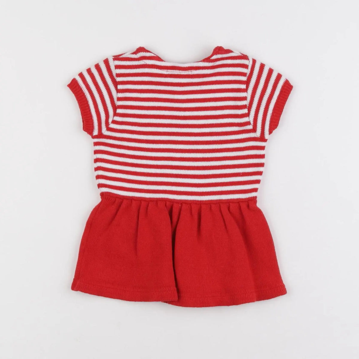 Vertbaudet - robe rouge - 3 mois